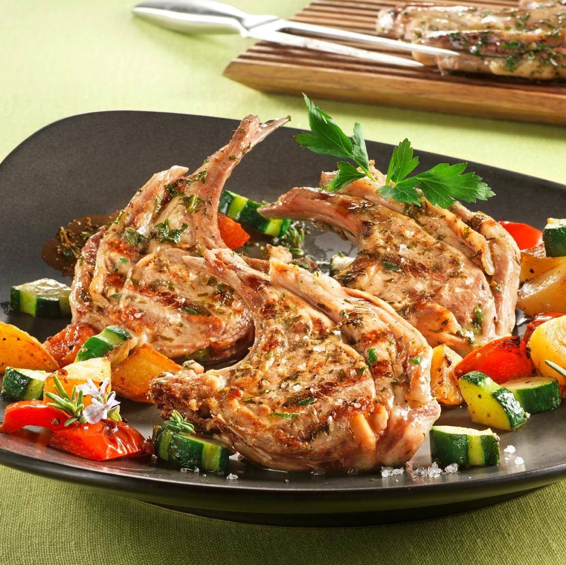 Côtes d’agneau en croûte d’herbes - Recette OptiGrill + | Tefal