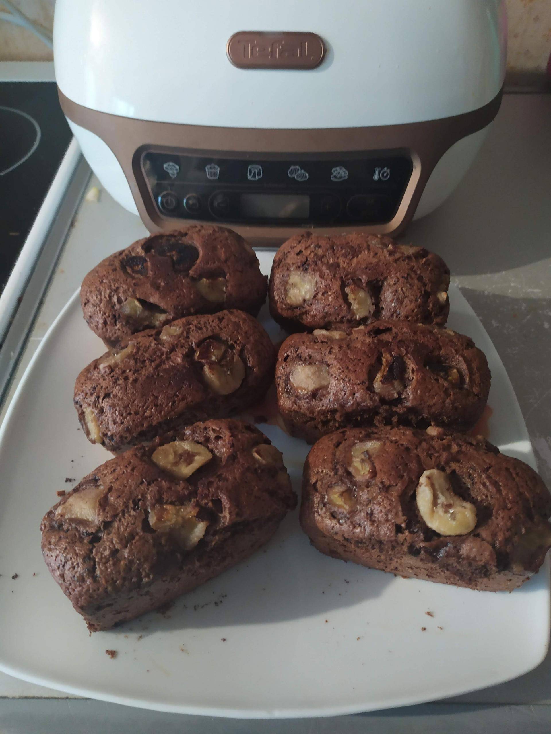 Mini cake banane chocolat - Recette Cake Factory | Tefal
