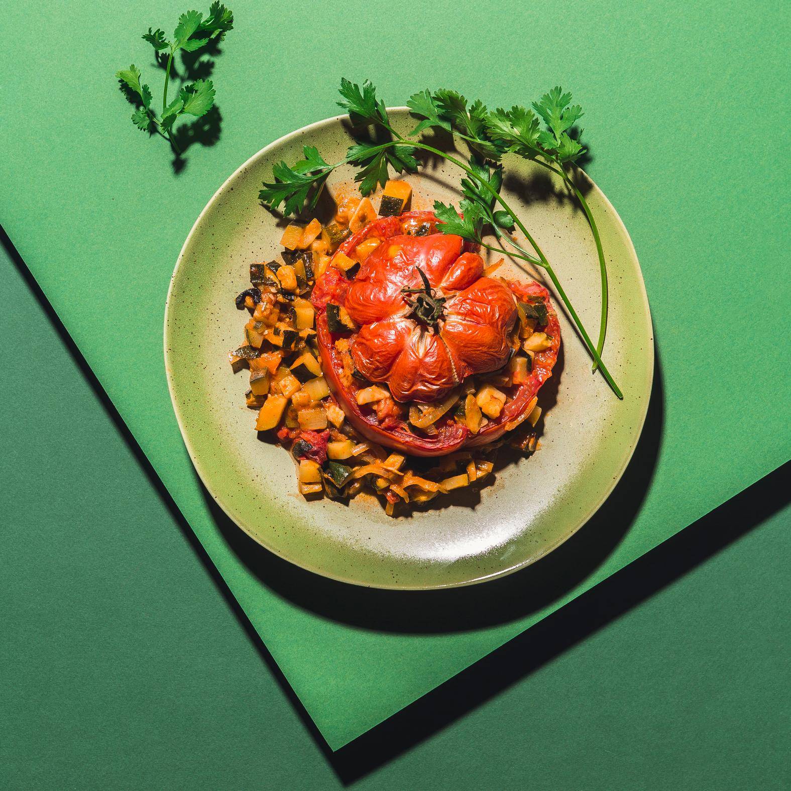 Tomates farcies aux courgettes - Recette Poêles et Casseroles | Tefal