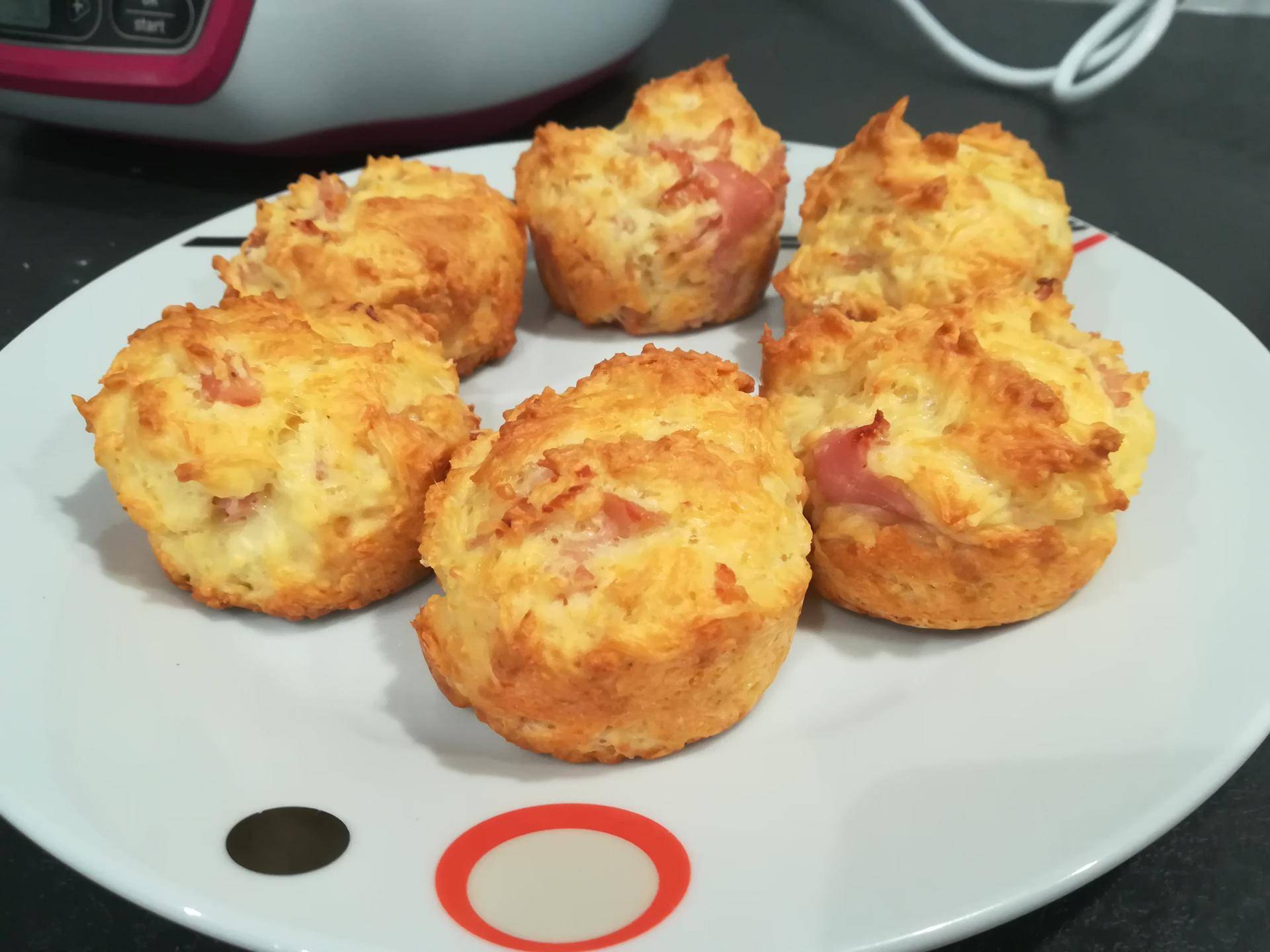 Muffins bacon gruyère - Recette Cake Factory | Tefal