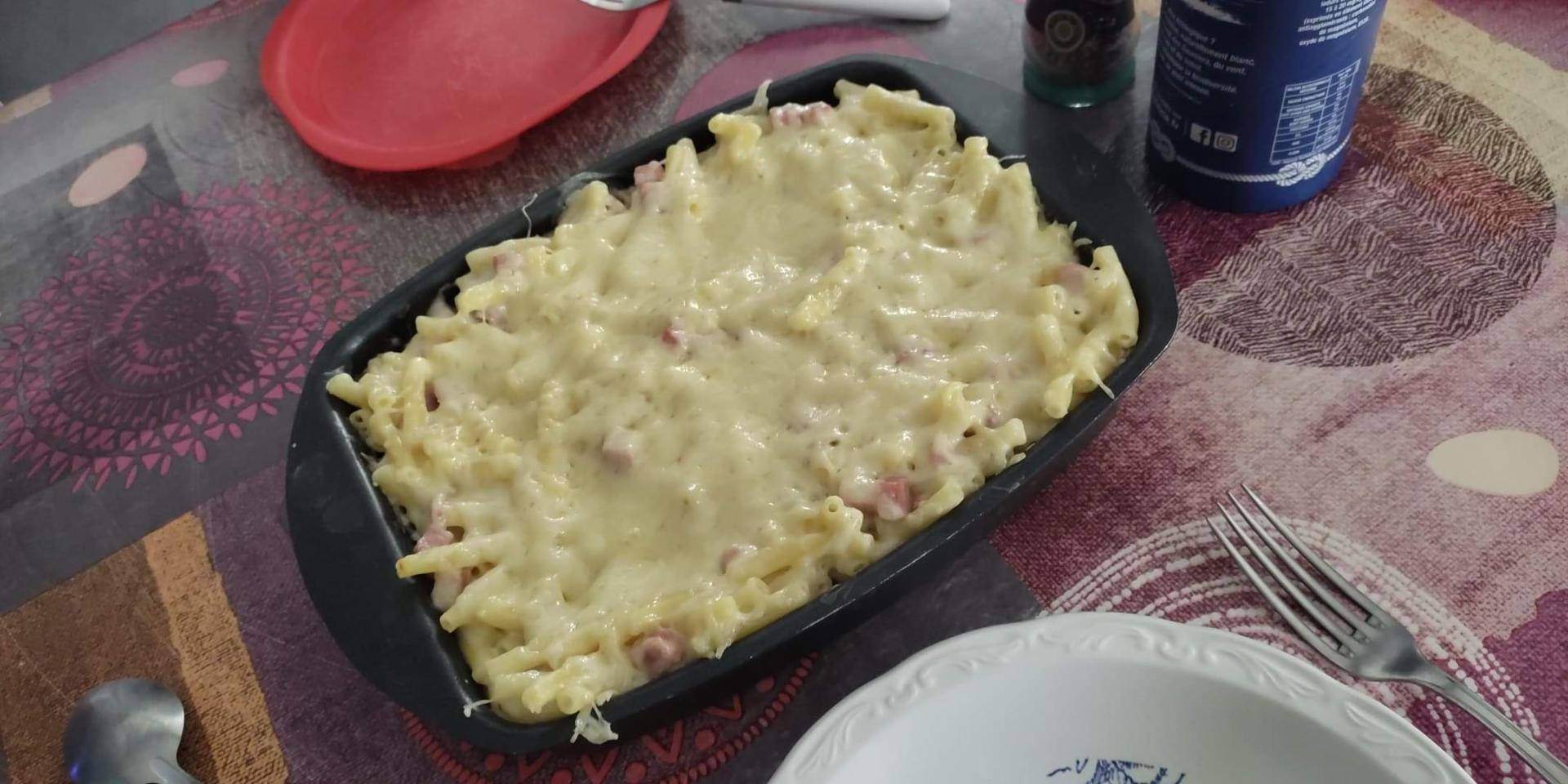 Gratin macaroni jambon fromage - Recette Cake Factory | Tefal