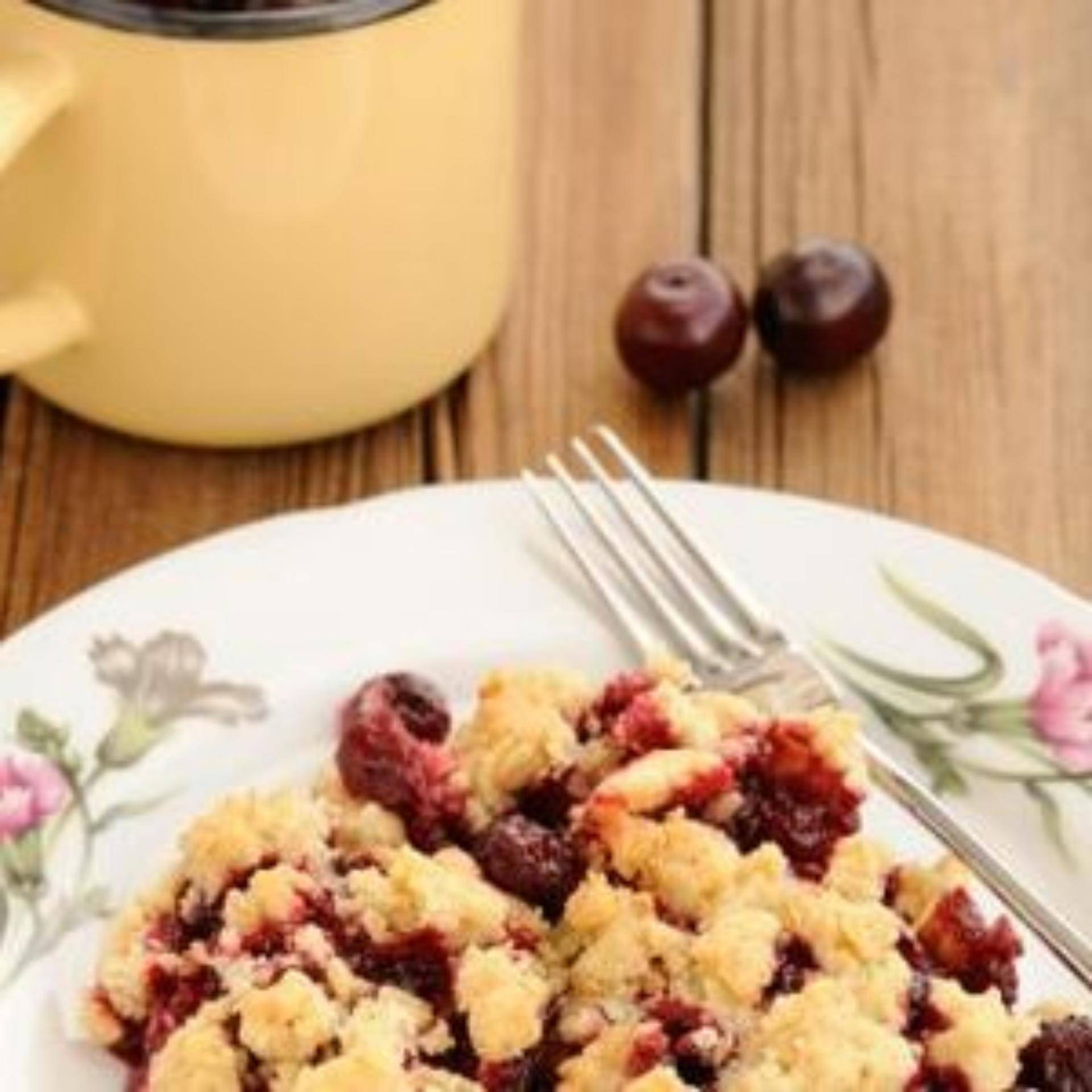 Crumble aux cerises - Recette Moules à gâteaux | Tefal