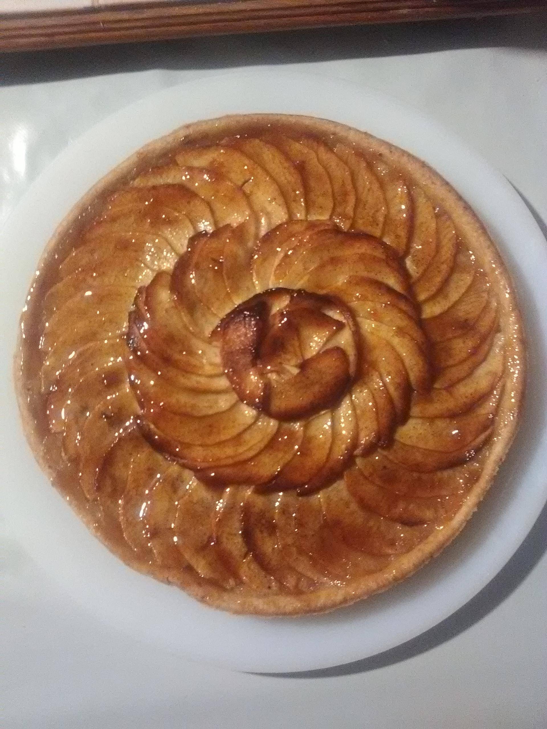 Tarte aux pommes en rosace - Recette Cake Factory | Tefal