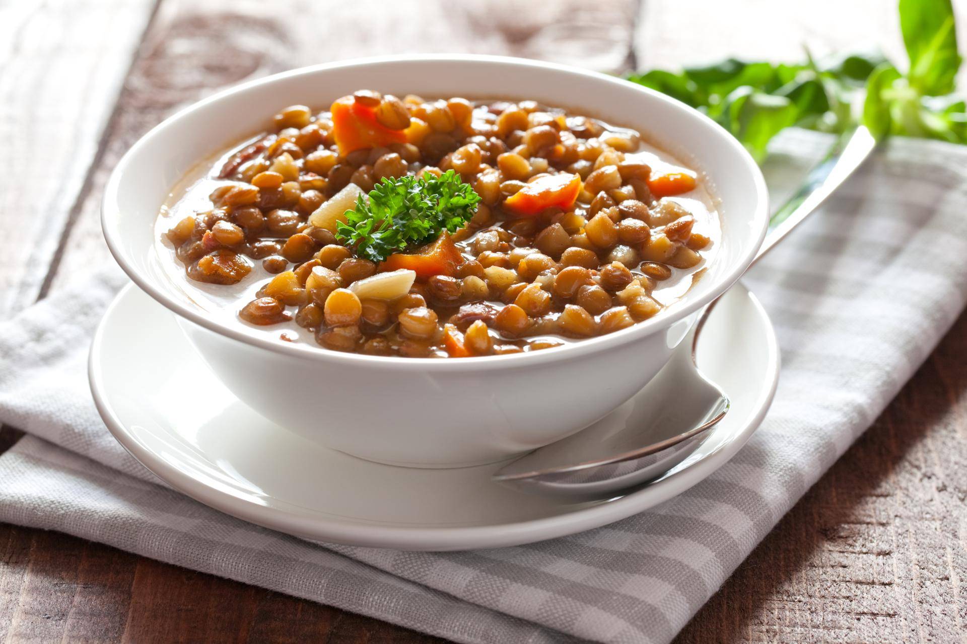 Lentilles vertes aux petits légumes - Recette undefined | Tefal