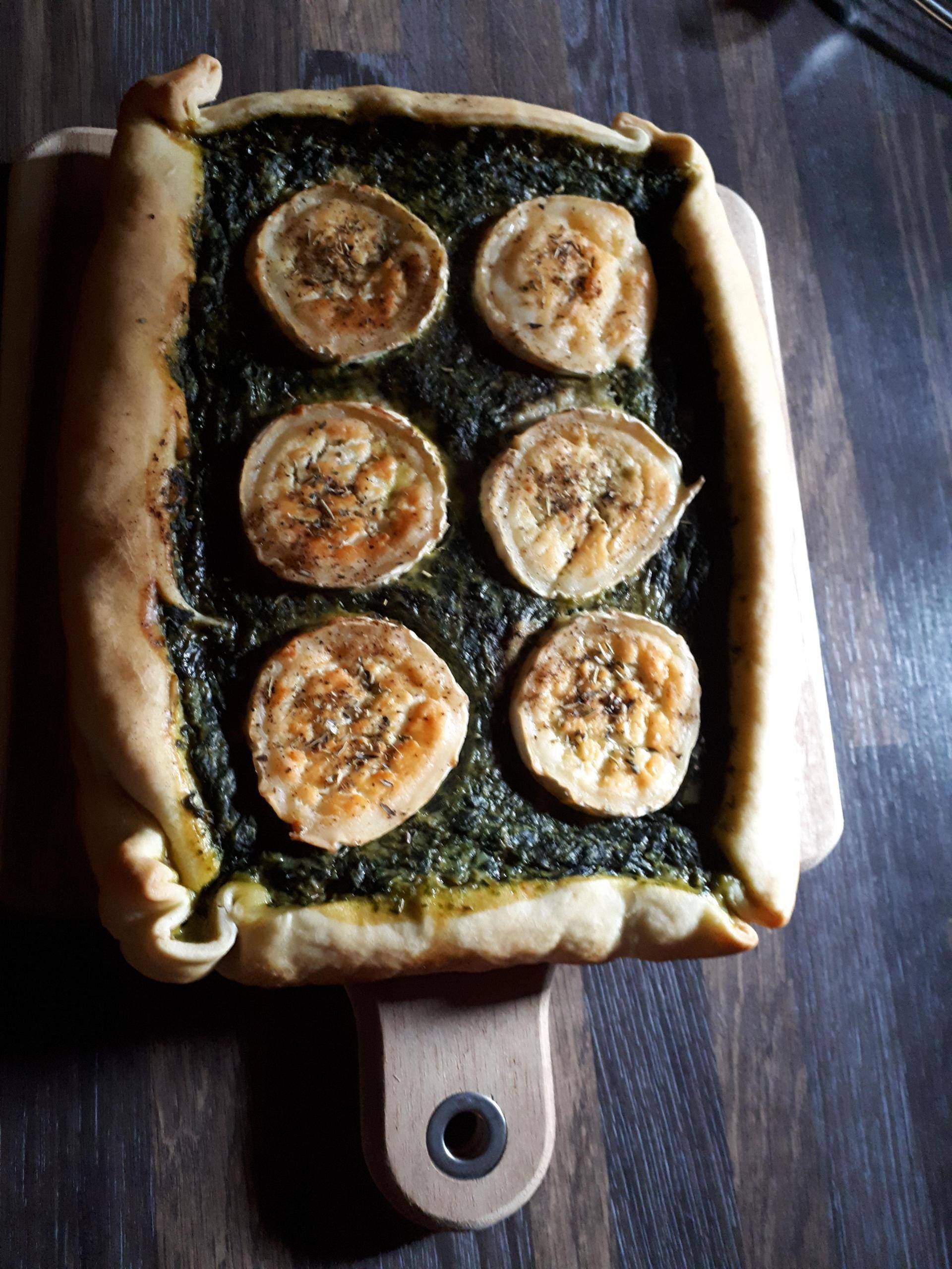 Tarte epinard chèvre miel - Recette Cake Factory | Tefal