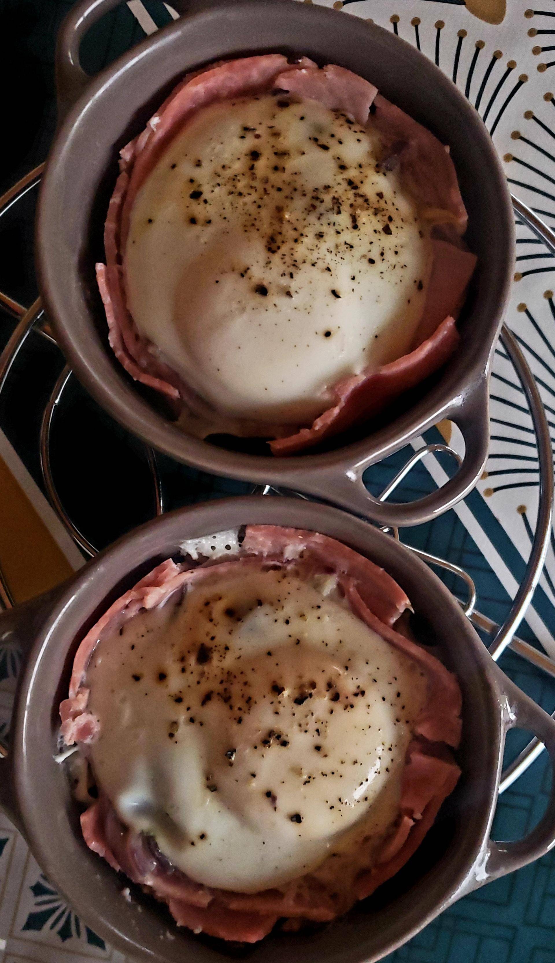 Oeufs cocotte au jambon blanc - Recette undefined | Tefal