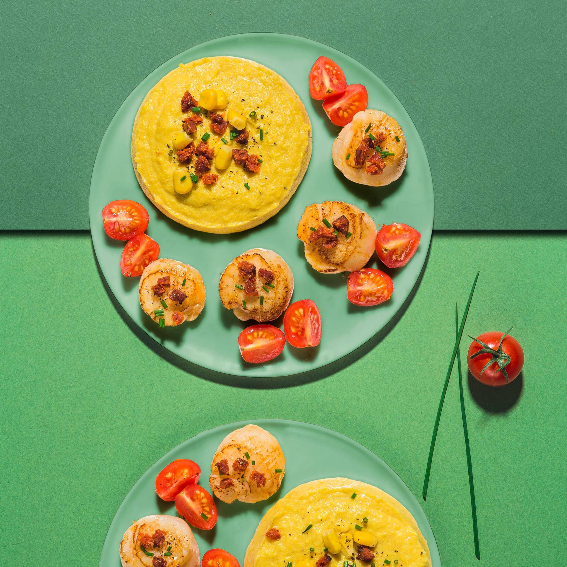 Coquilles Saint-Jacques poêlées et purée de maïs - Recette Poêles et Casseroles | Tefal