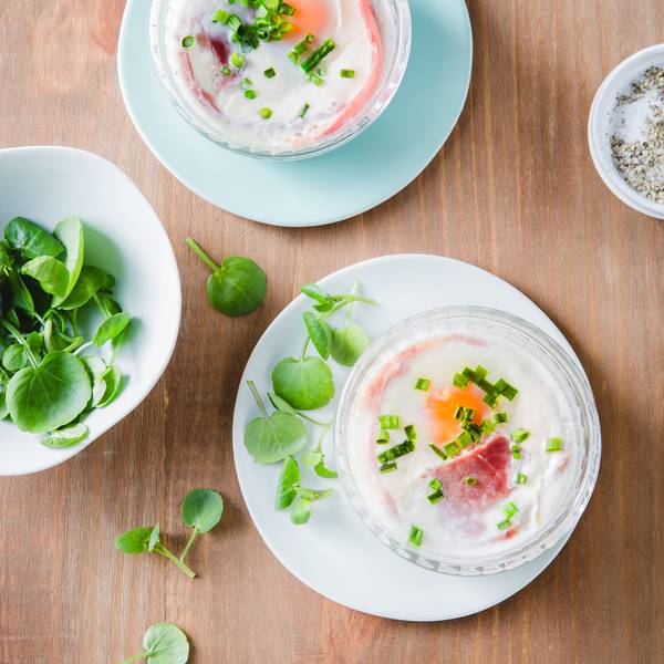 Oeufs cocotte au jambon blanc - Recette undefined | Tefal