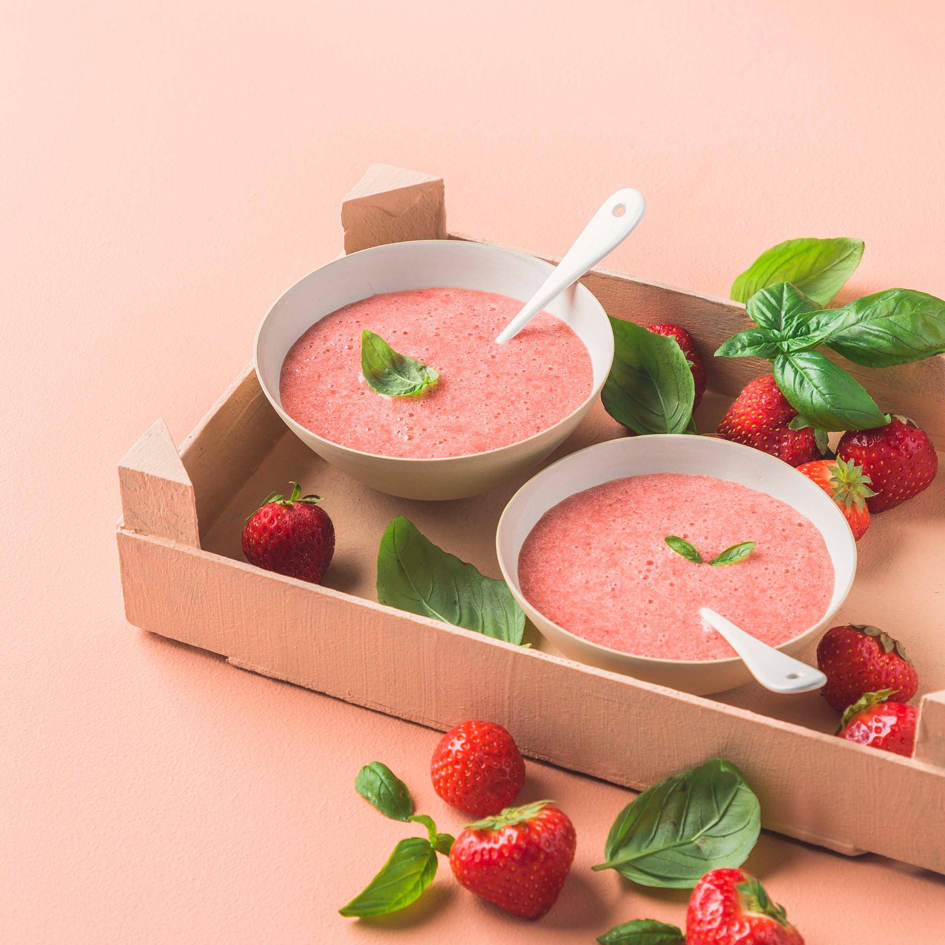 Soupe de fraises au basilic - Recette undefined | Tefal
