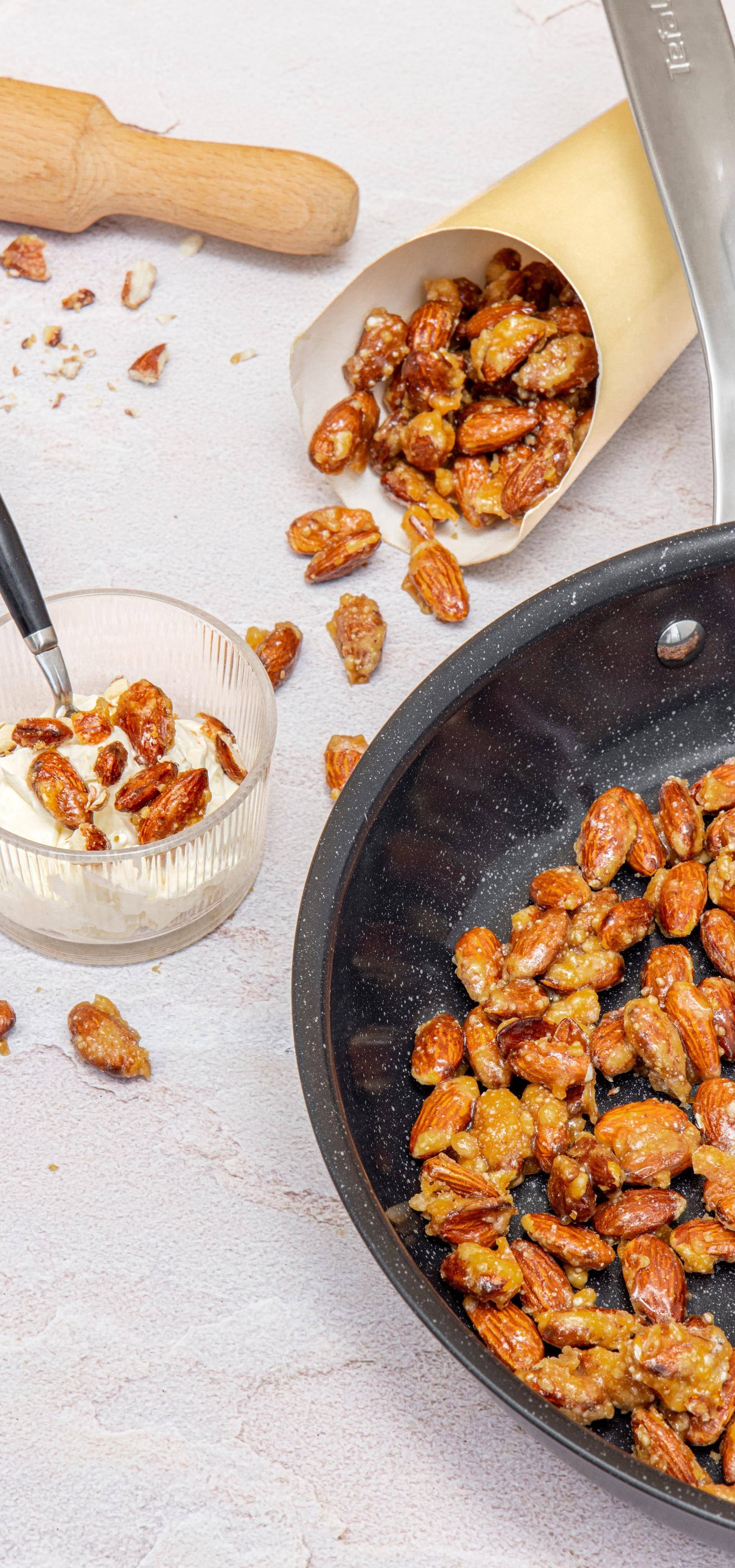 Amandes caramélisées façon chouchou - Recette Poêles et Casseroles | Tefal