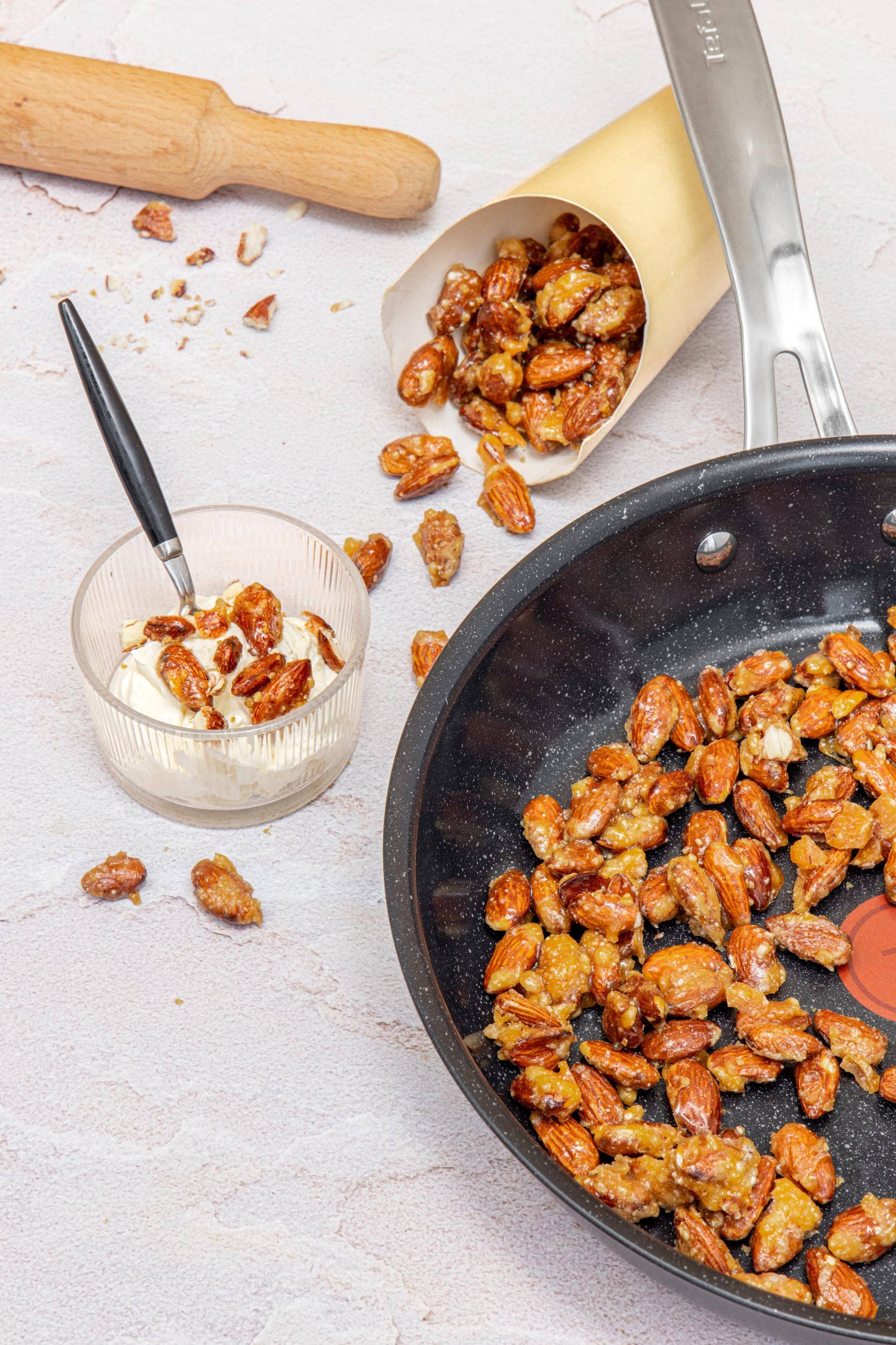 Amandes caramélisées façon chouchou - Recette Poêles et Casseroles | Tefal