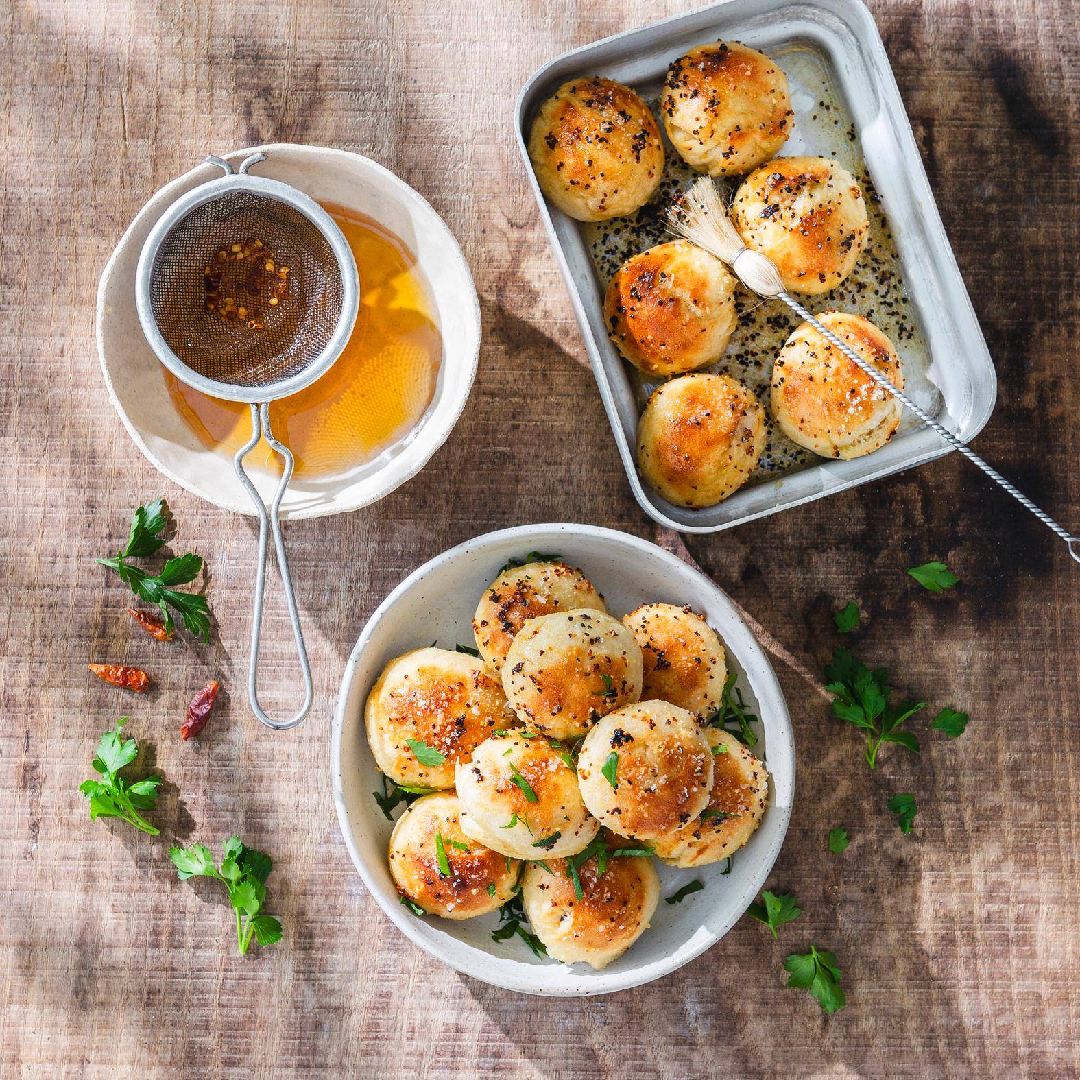Mini pains apéritifs au parmesan - Recette Pizza Pronto | Tefal