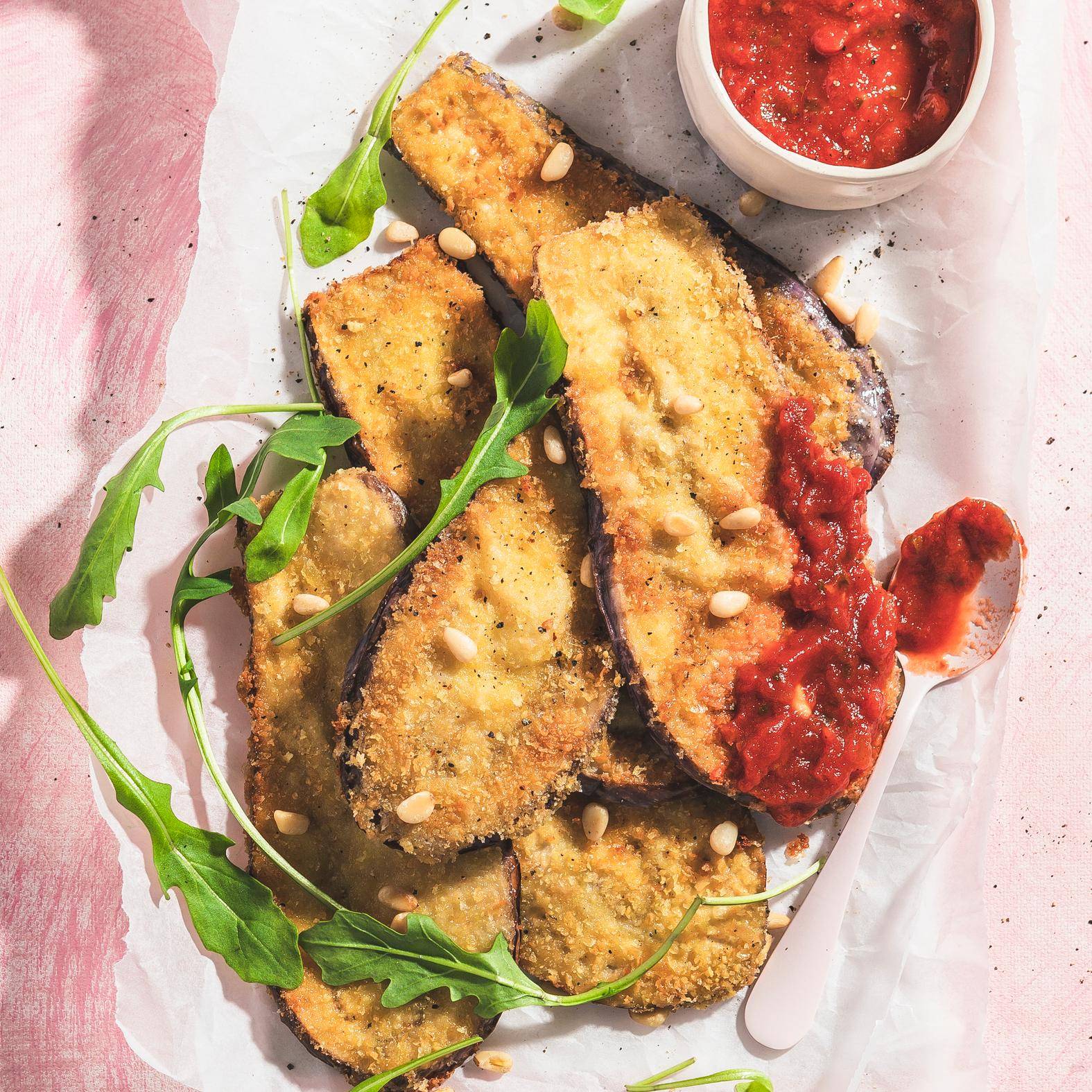 Aubergines à la milanaise vegan - Recette Poêles et Casseroles | Tefal