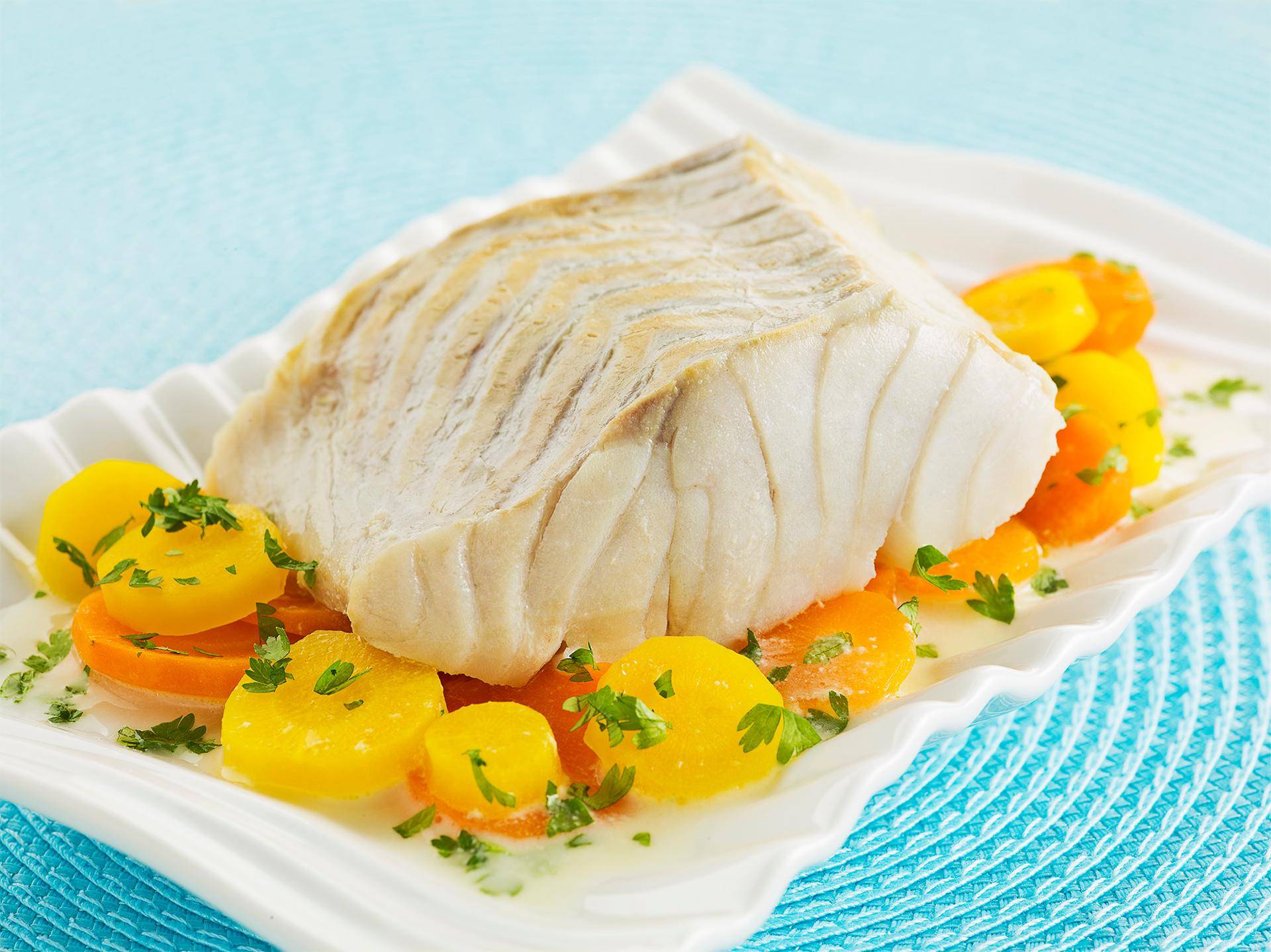 Lieu noir, duo de carottes et petites bulles - Recette undefined | Tefal