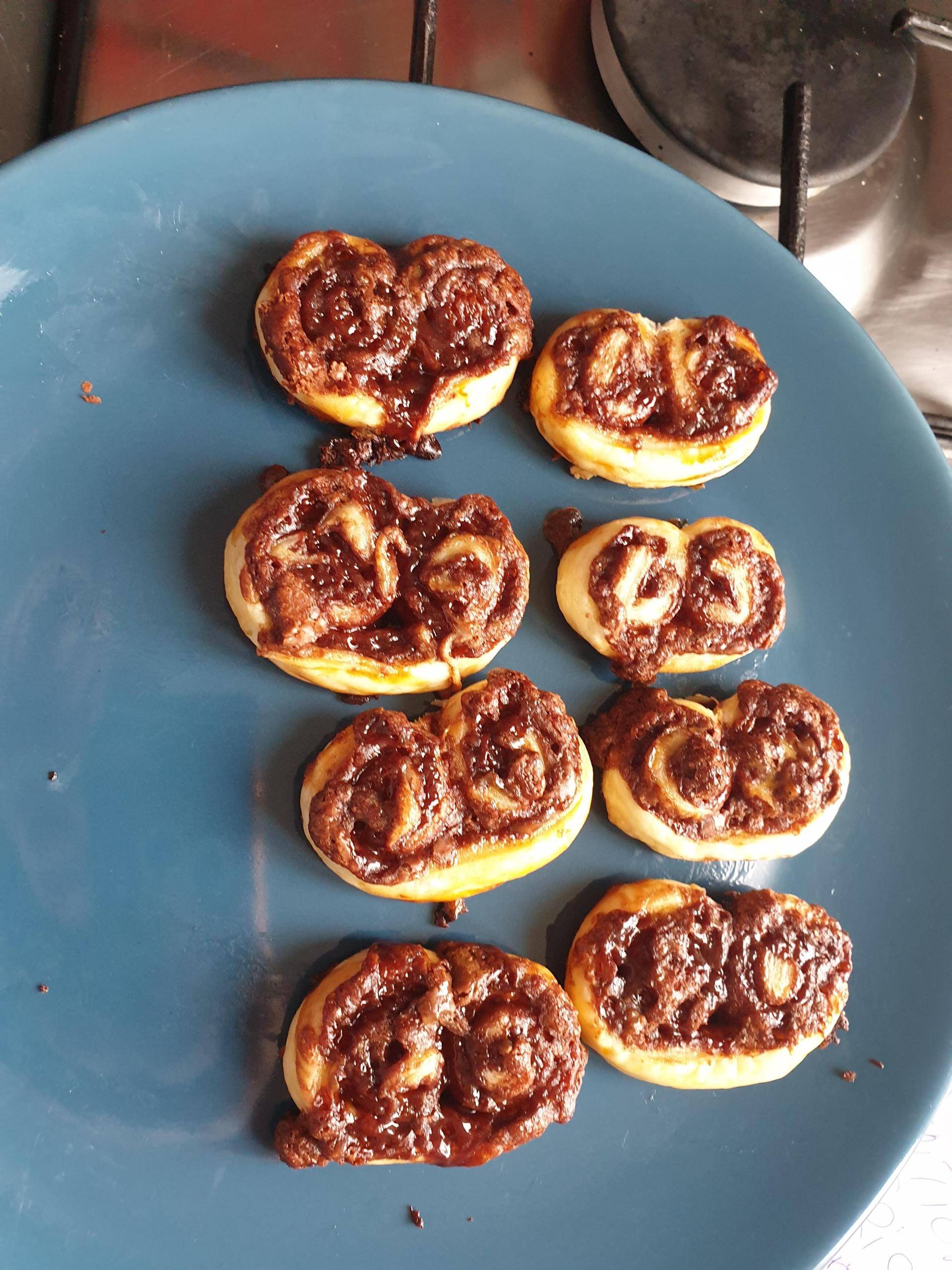 Palmier a la pate a tartine Milka - Recette Cake Factory | Tefal