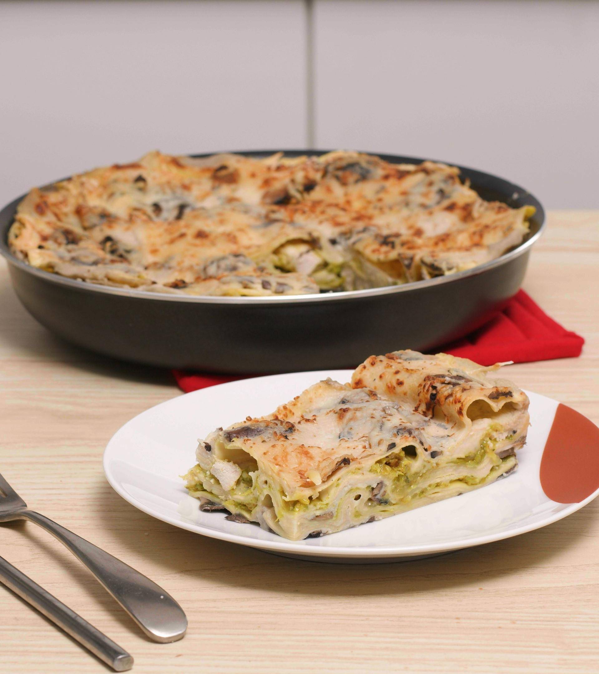 Lasagnes au poulet, courgette, curry et ricotta - Recette Poêles et Casseroles | Tefal