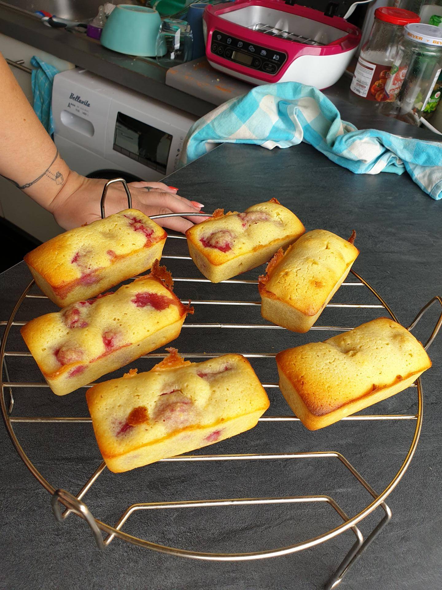 Brownie chocolat blanc framboises - Recette Cake Factory | Tefal