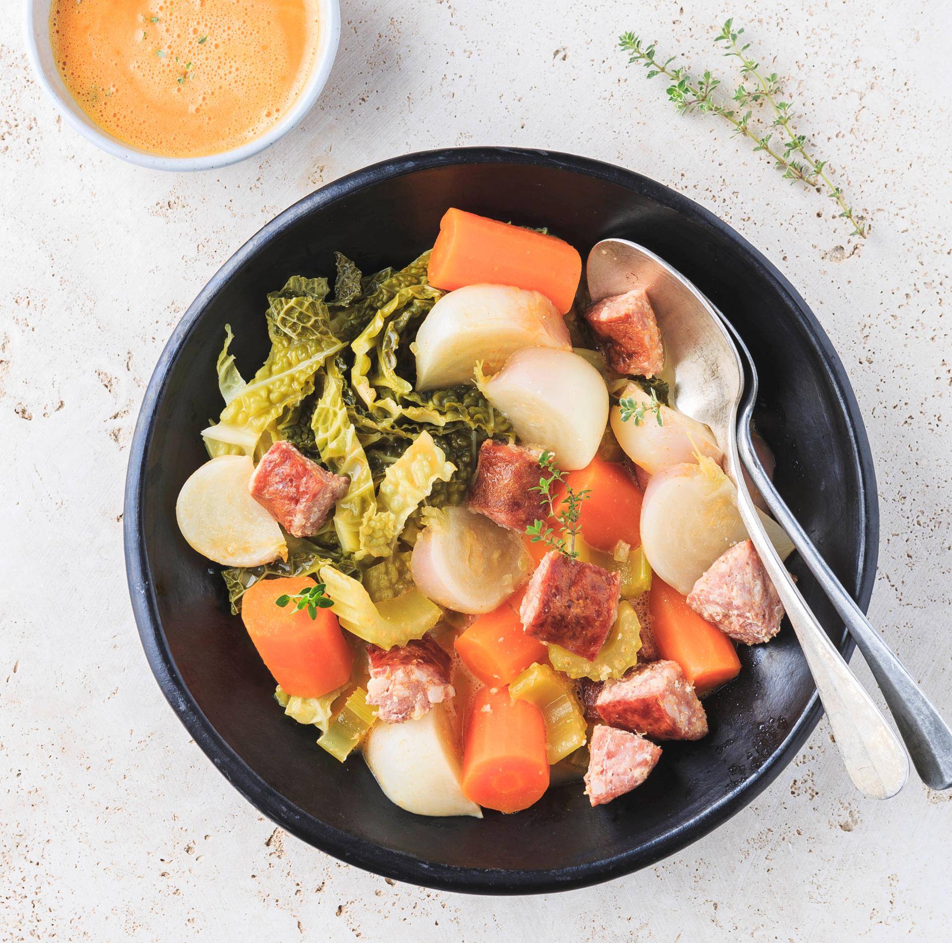 Saucisse et légumes d'hiver - Recette undefined | Tefal