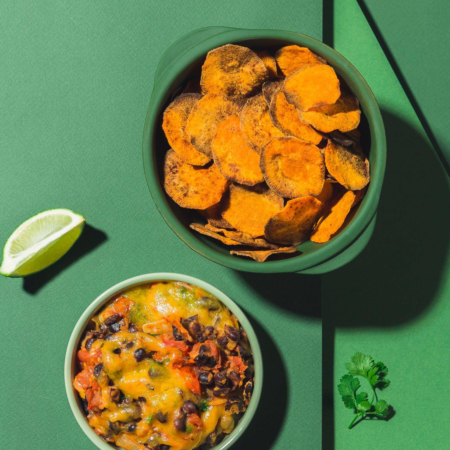 Chips de patate douce avec sa sauce Tex Mex - Recette Poêles et Casseroles | Tefal