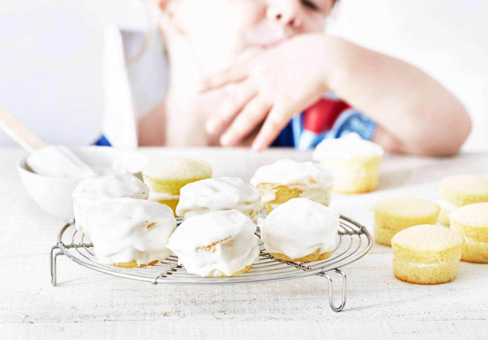 Mini muffins blanc - Recette Cake Factory | Tefal