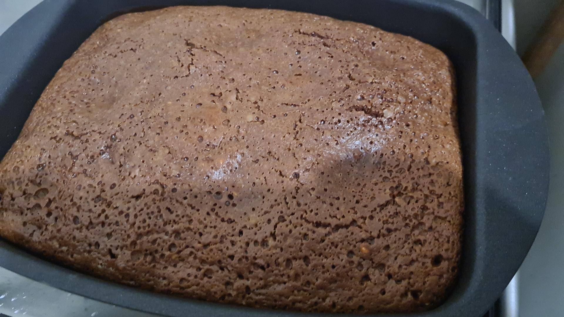 Brownie chocolat - caramel avec éclat d'amande - Recette Cake Factory | Tefal