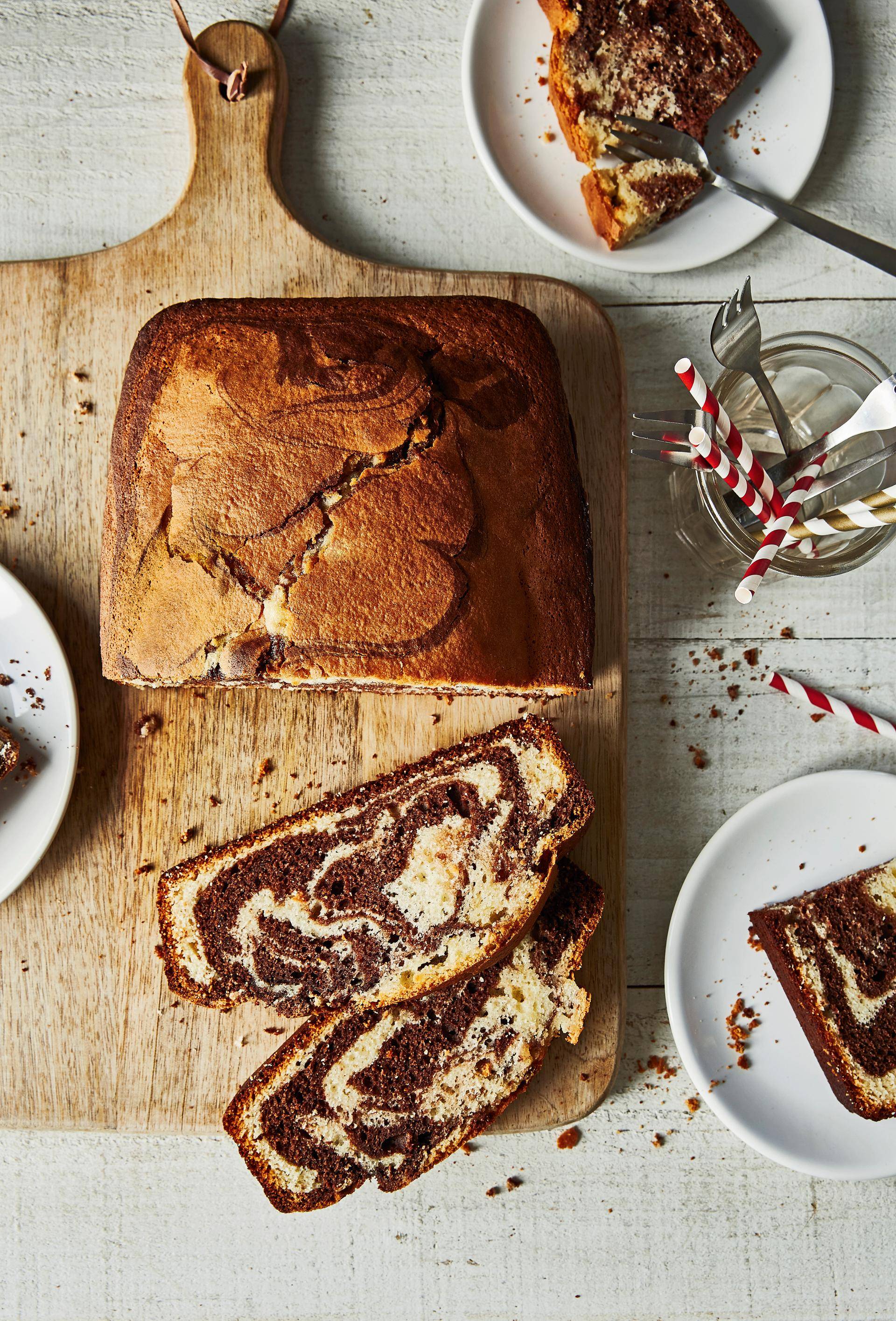 Marbré chocolat vanille - Recette Cake Factory | Tefal