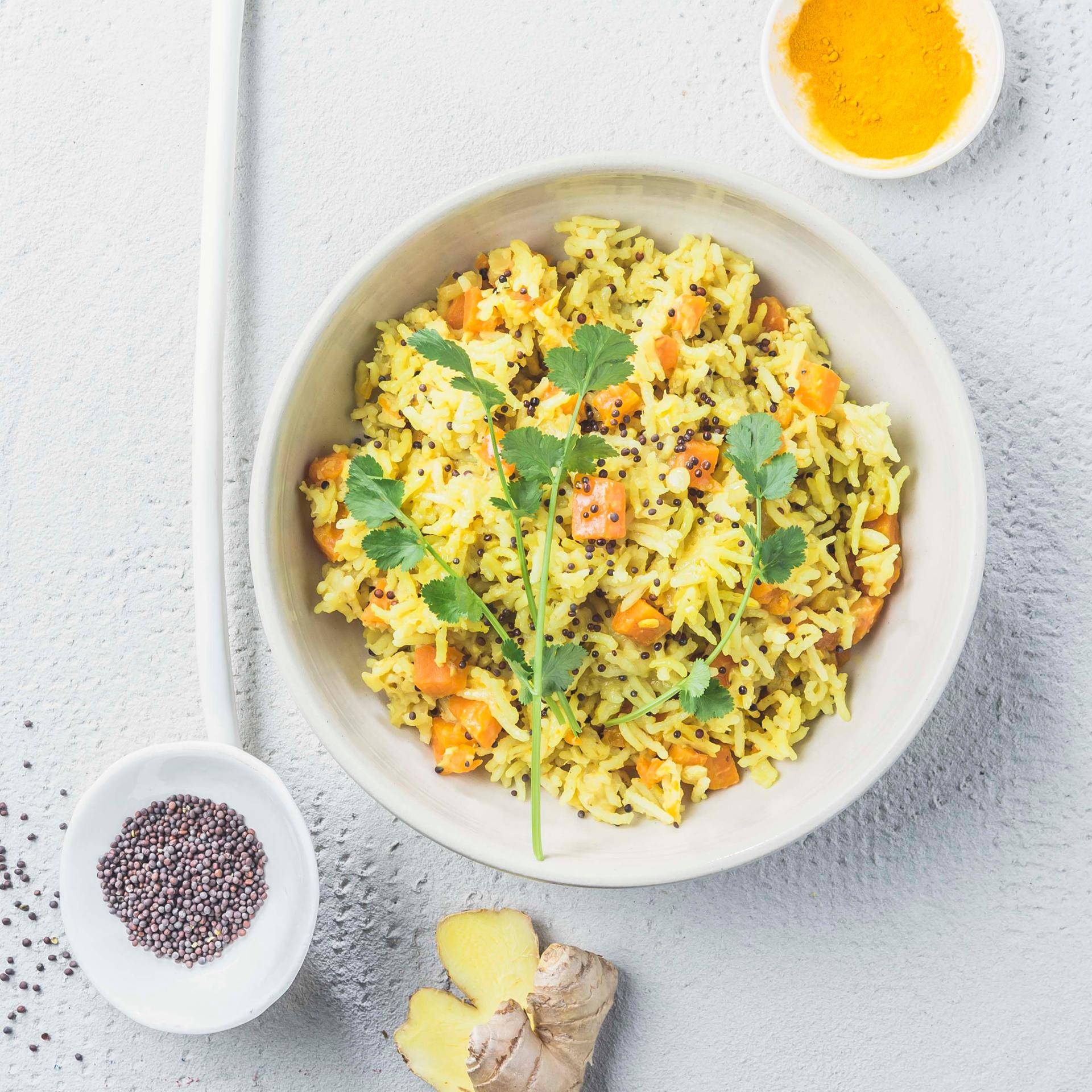 Riz à l'indienne au curcuma et lentilles corail - Recette Poêles et Casseroles | Tefal