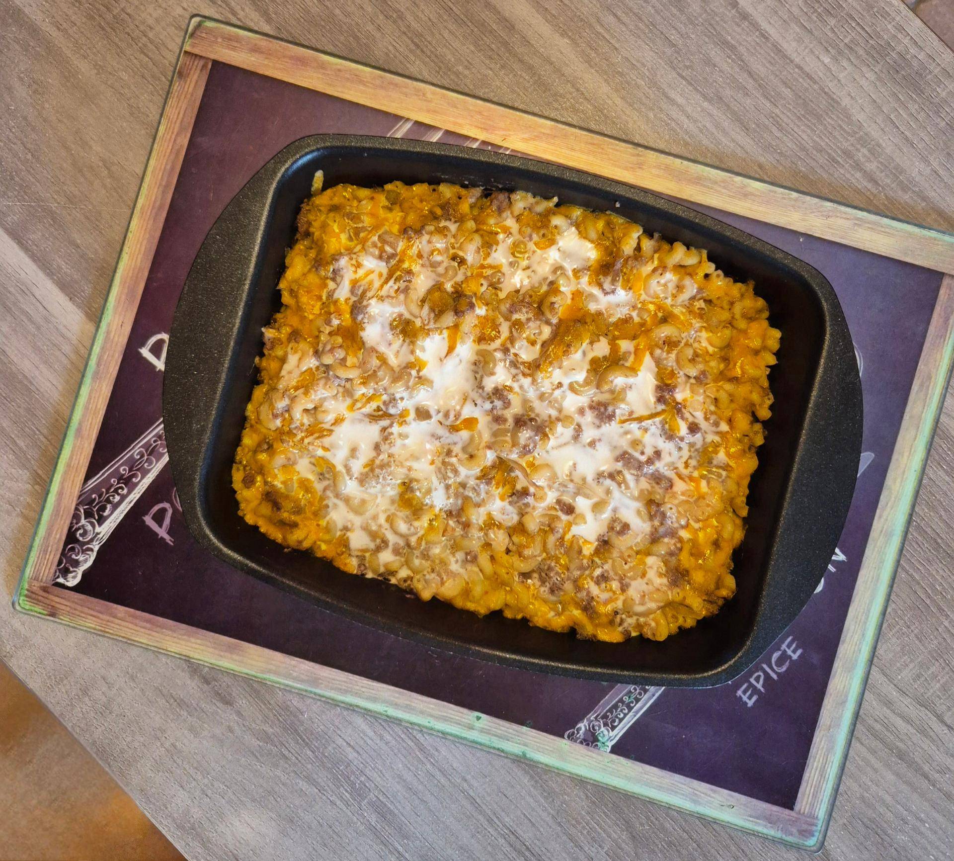 Gratin de pâtes viande hachée cheddar - Recette Cake Factory | Tefal