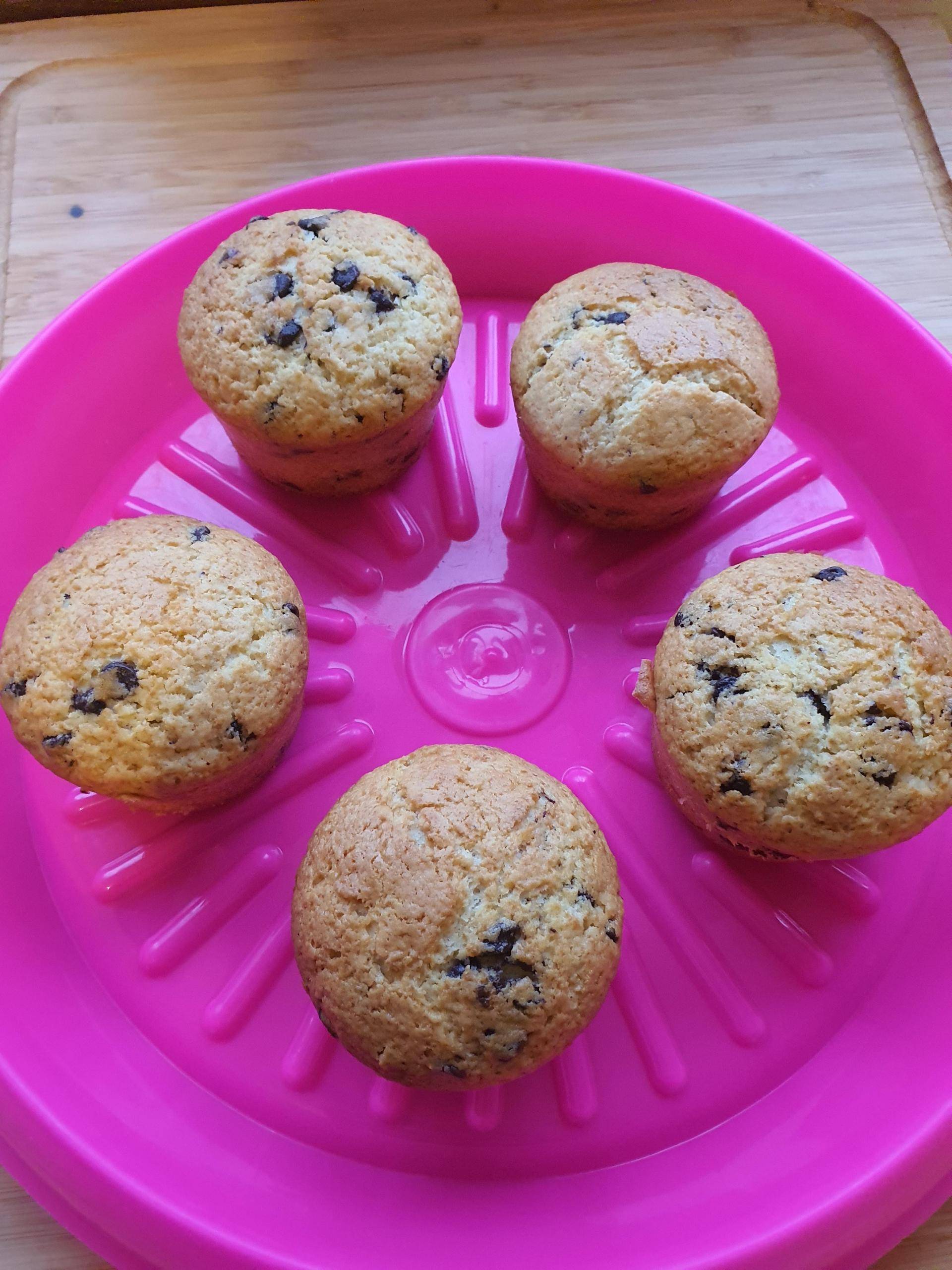 Muffin simple aux pépites chocolats - Recette Cake Factory | Tefal