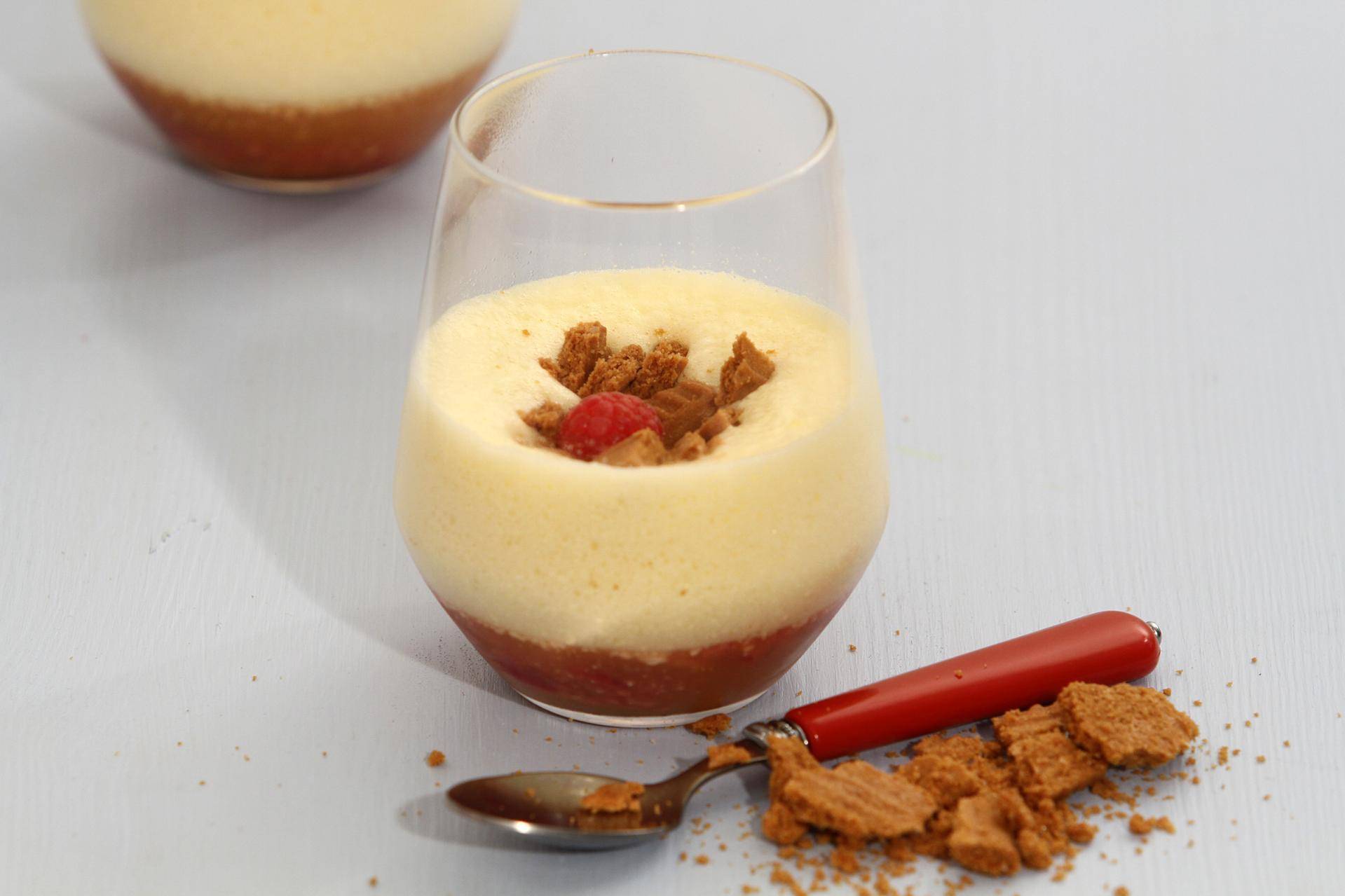 Mousse de fromage blanc à la framboise - Recette Balance de cuisine | Tefal