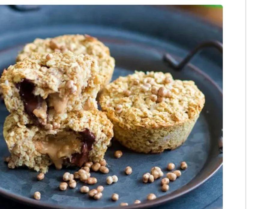 Muffin fourré beurre de cacahuète et chocolat healthy - Recette Cake Factory Délices | Tefal