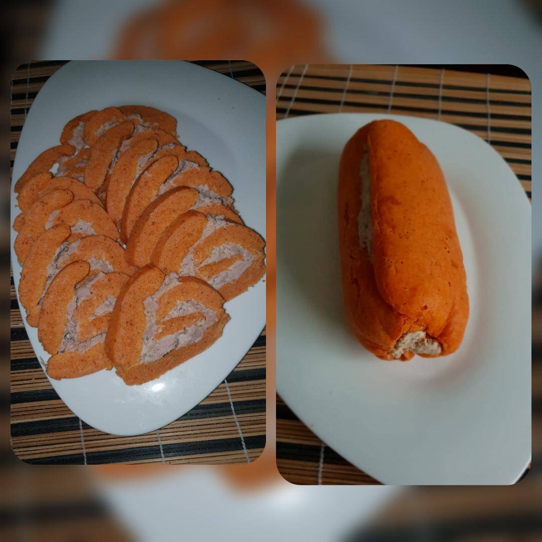 Roulé à la tomate, thon et st môret - Recette Cake Factory | Tefal