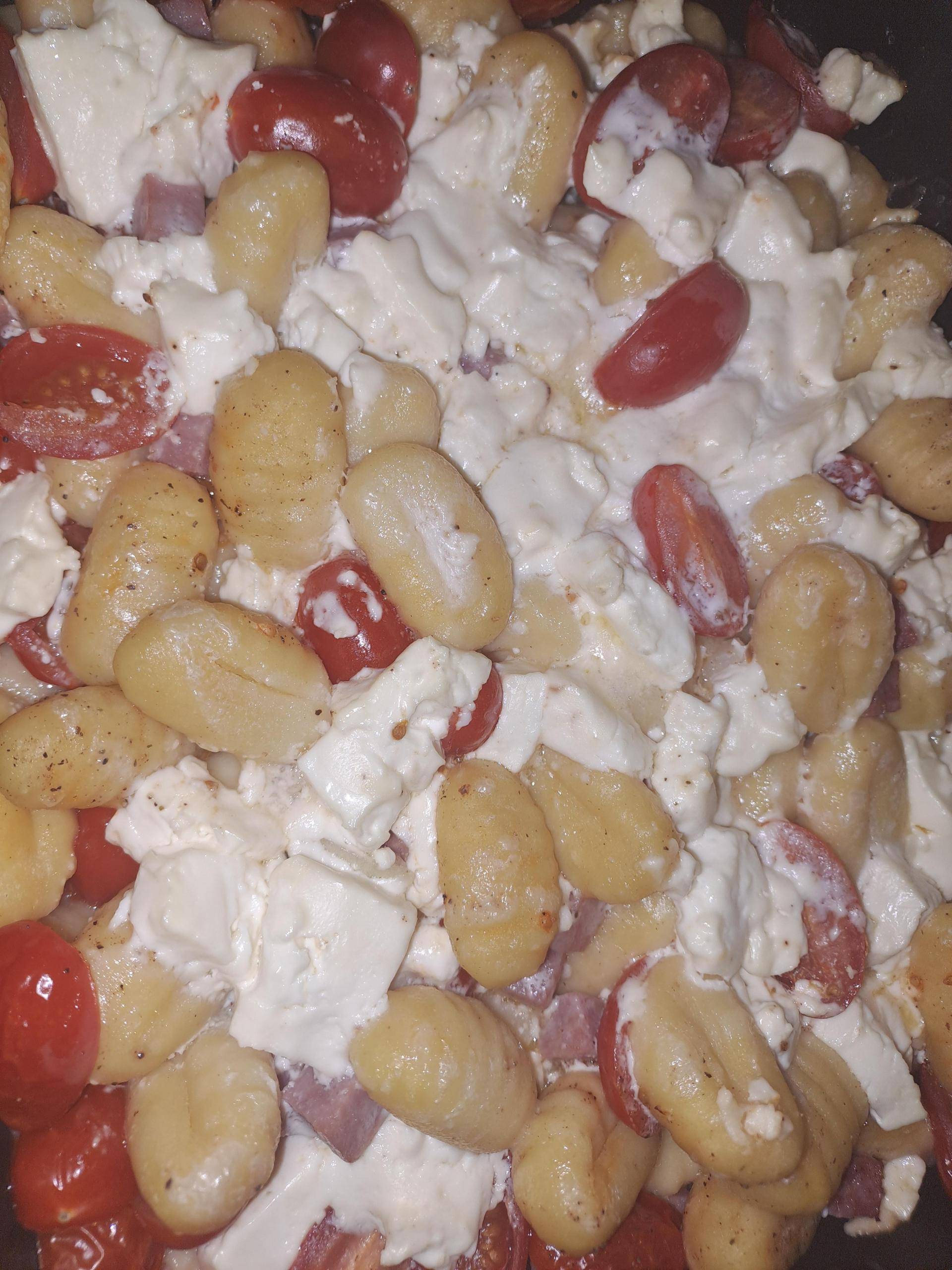 Gnocchis fêta tomates cerises - Recette Cake Factory | Tefal