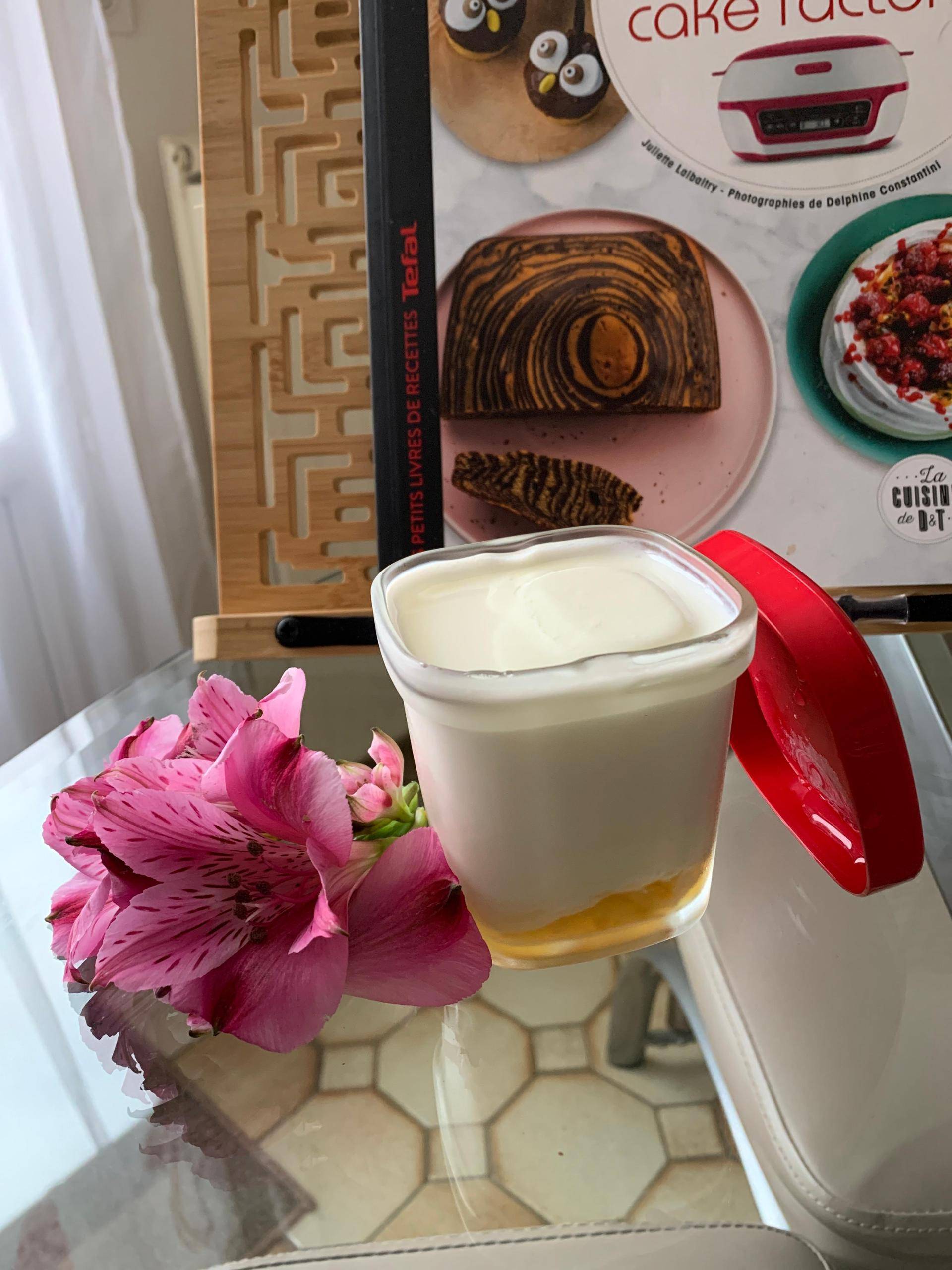 Yaourt au thé en gelée de yuzu - Recette Cake Factory | Tefal