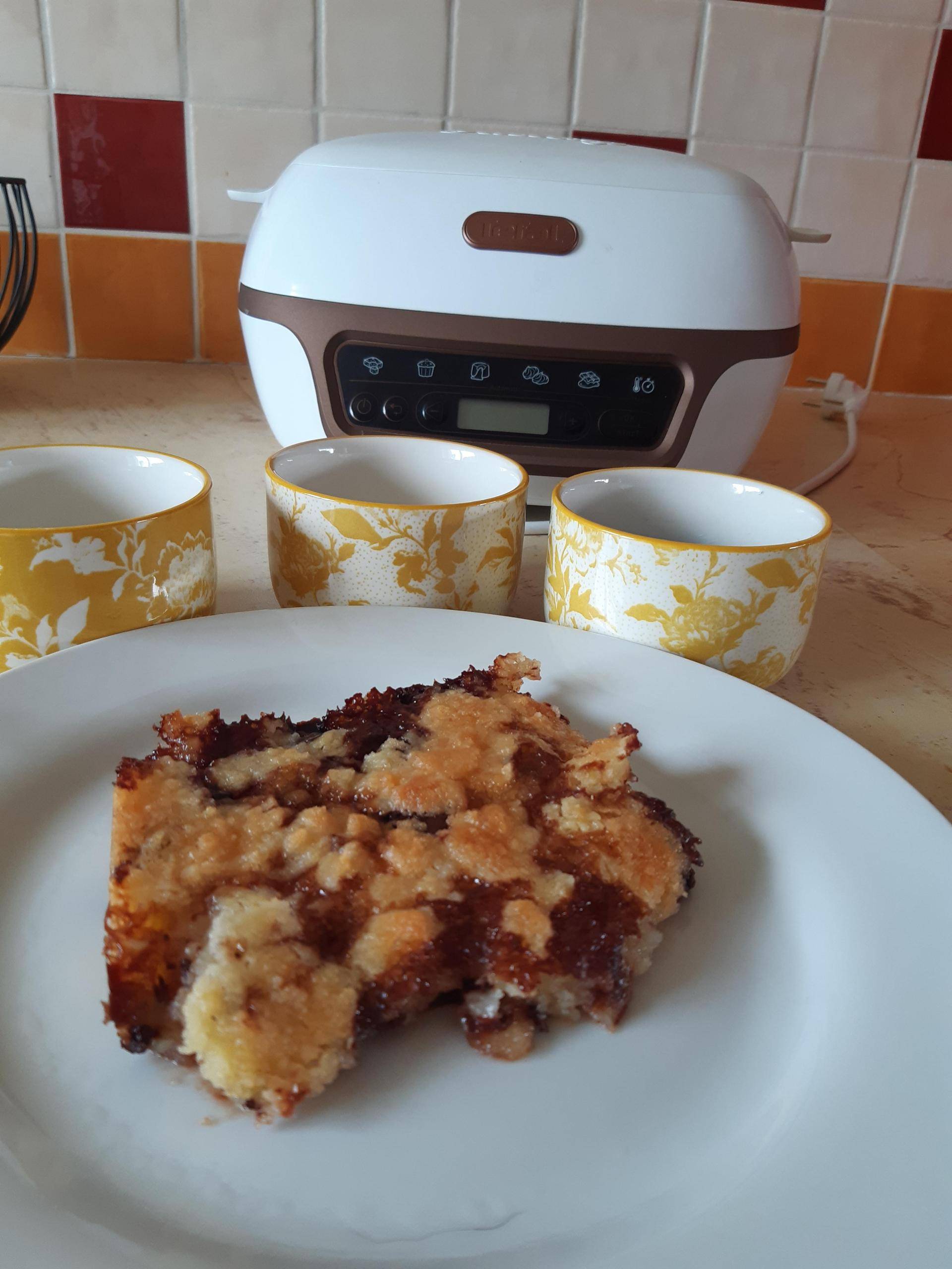 Crumble poires chocolat - Recette Cake Factory | Tefal