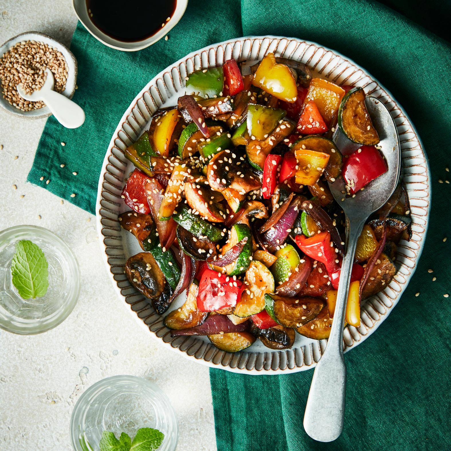 Pierrade aux légumes colorés - Recette Raclettes fondues pierrades | Tefal
