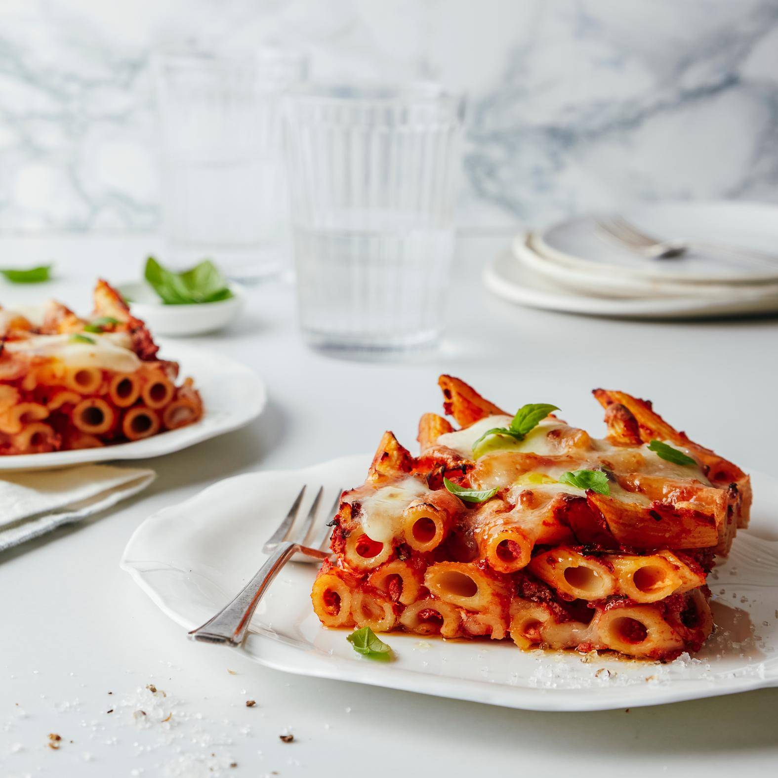 Gratin de pâtes à la mozzarella - Recette OptiGrill 2in1 | Tefal