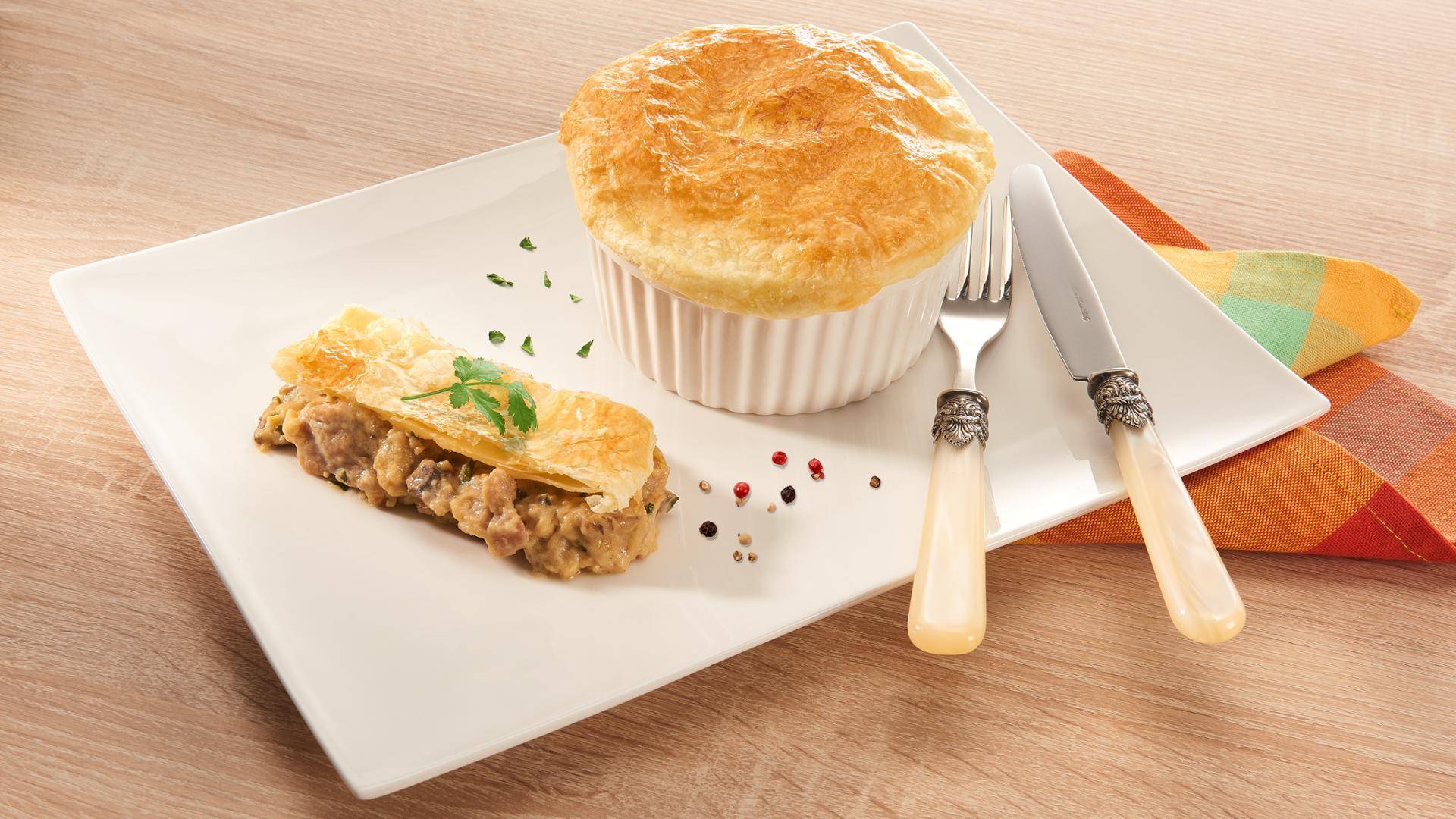 Potpie au ris de veau et champignons - Recette Poêles et Casseroles | Tefal