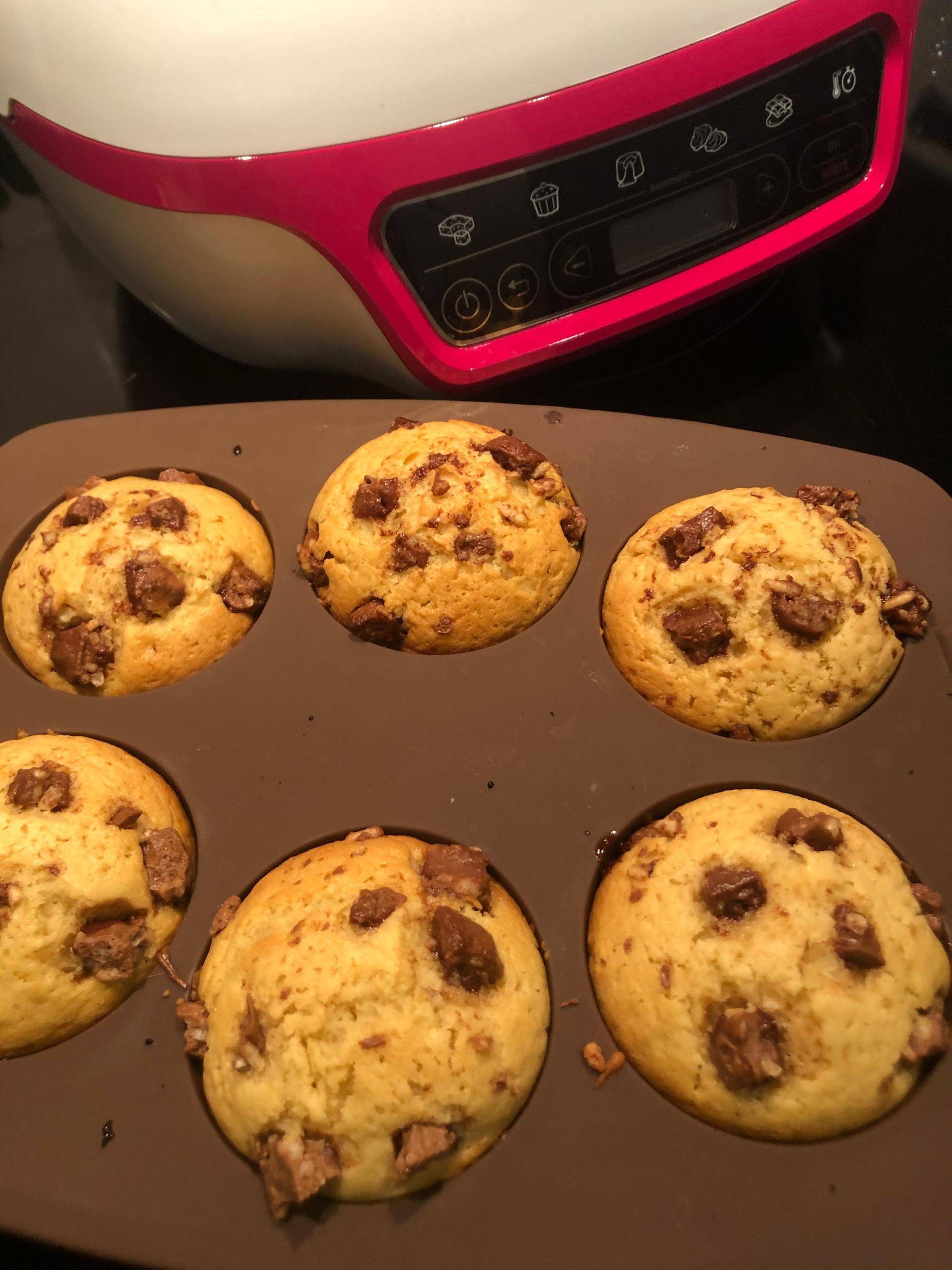 Muffin cœur Milka - Recette Cake Factory | Tefal