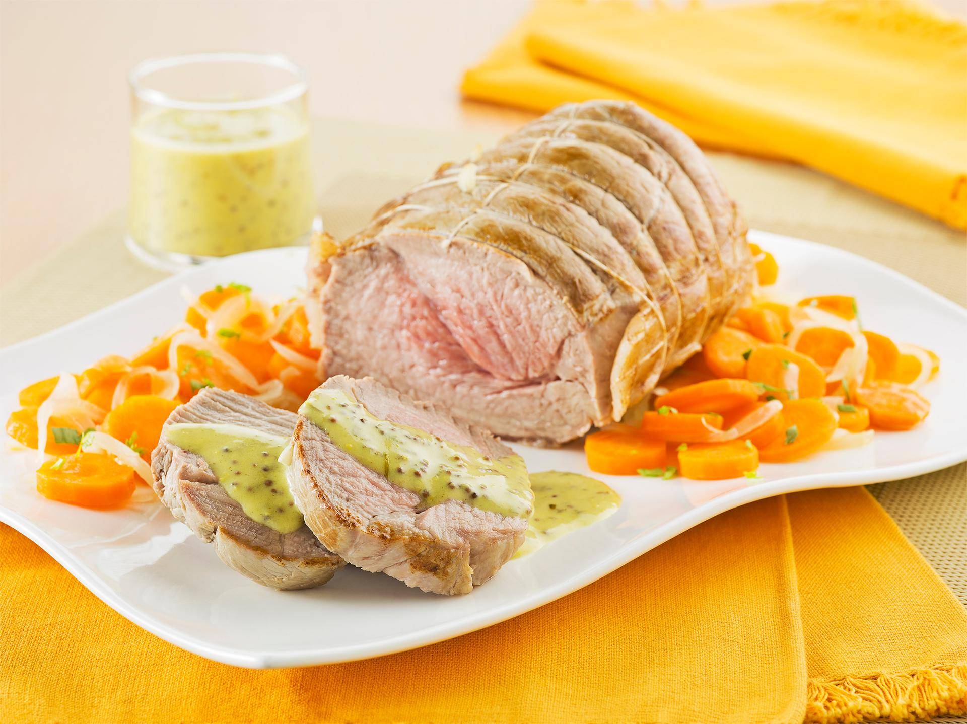 Rôti de veau aux 3 moutardes - Recette undefined | Tefal