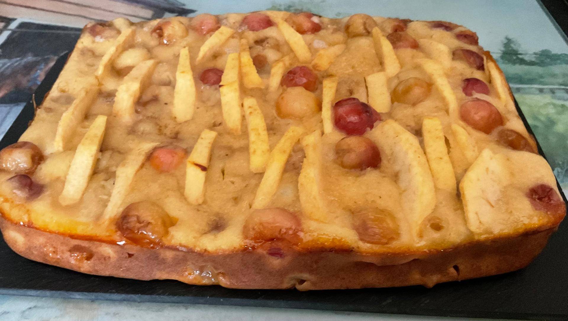 Clafoutis pommes cerises - Recette Cake Factory | Tefal