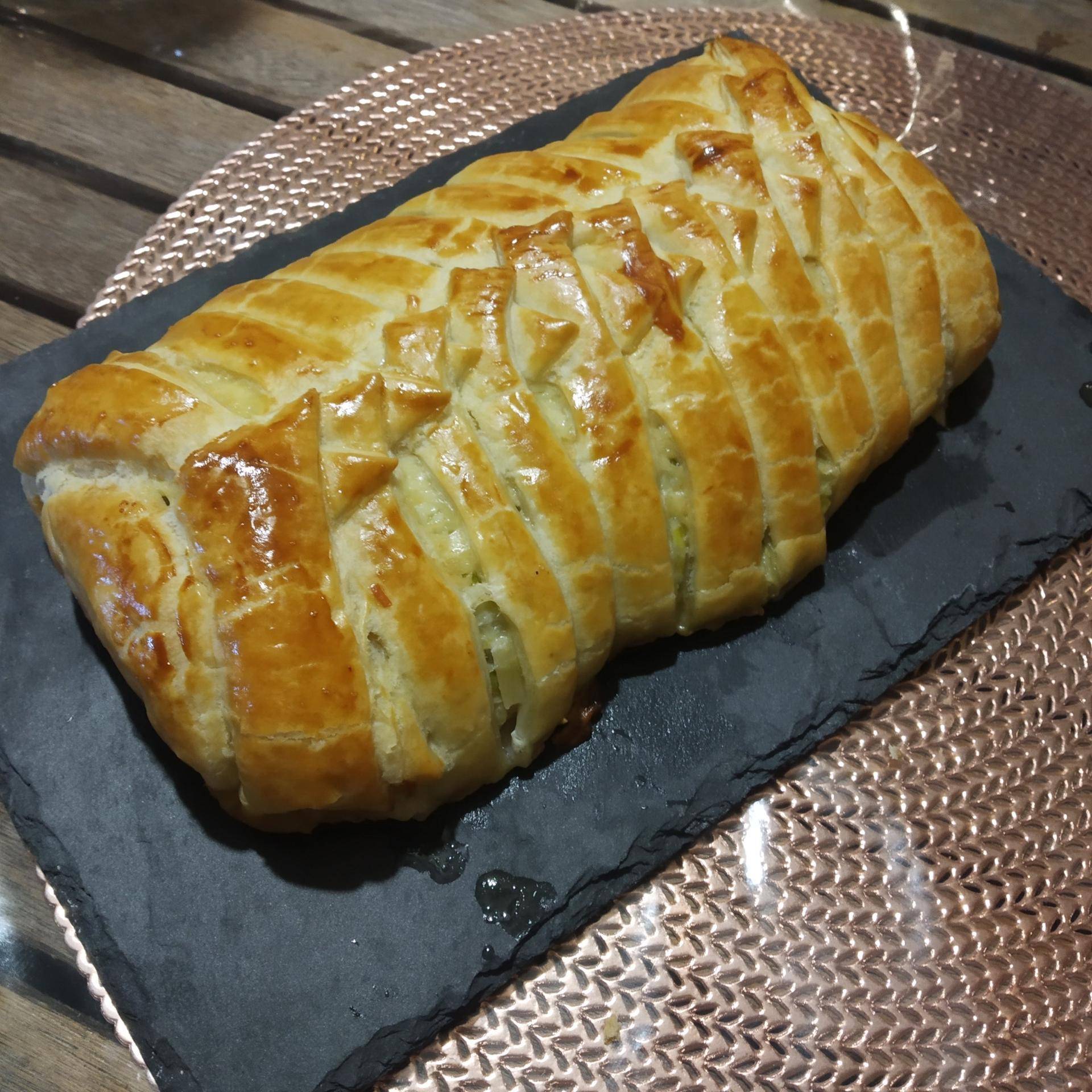 Feuilleté de saumon et poireaux - Recette Cake Factory | Tefal