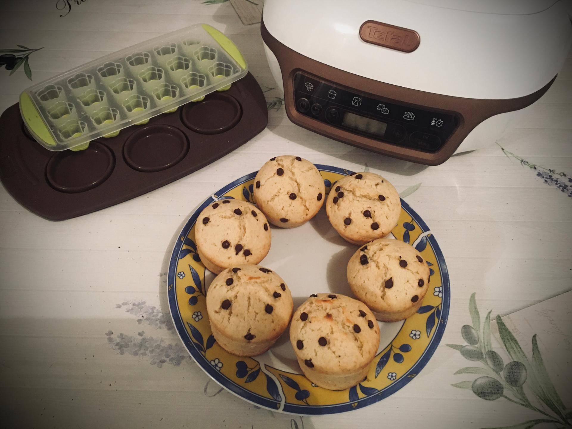 Muffins cœur chocolat - Recette Cake Factory | Tefal