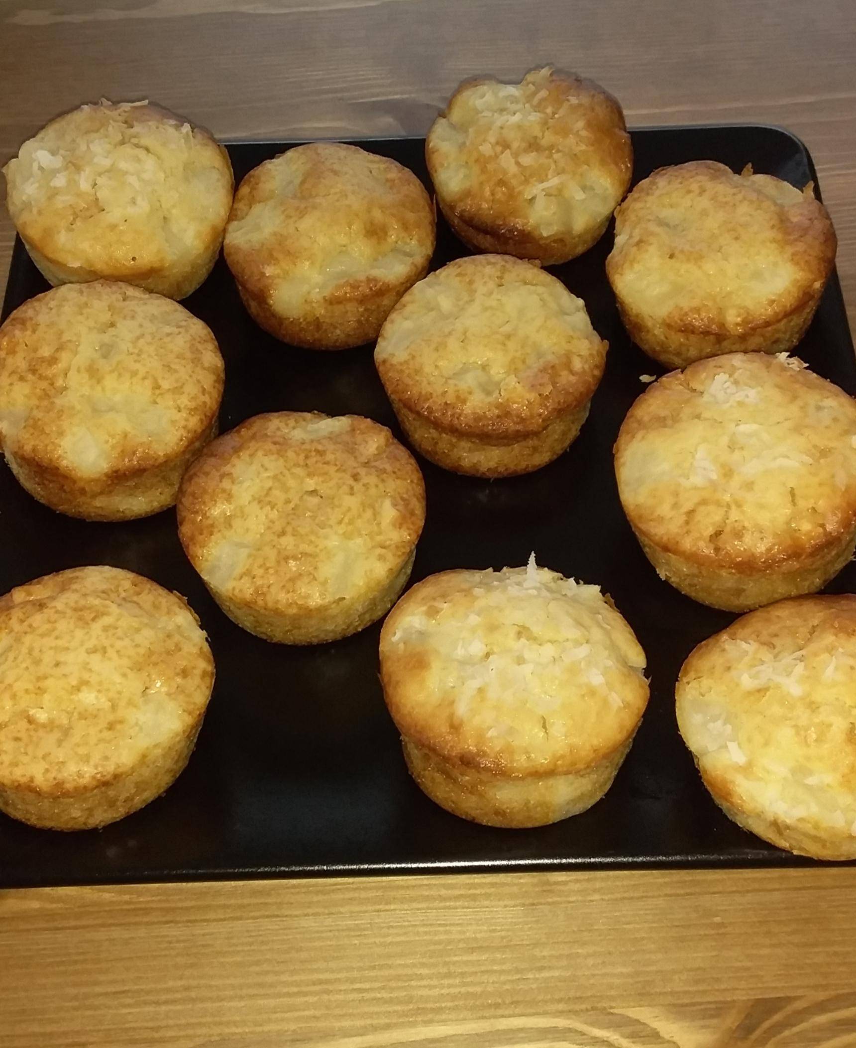 Muffins Poire Chocolat Coco - Recette Cake Factory | Tefal