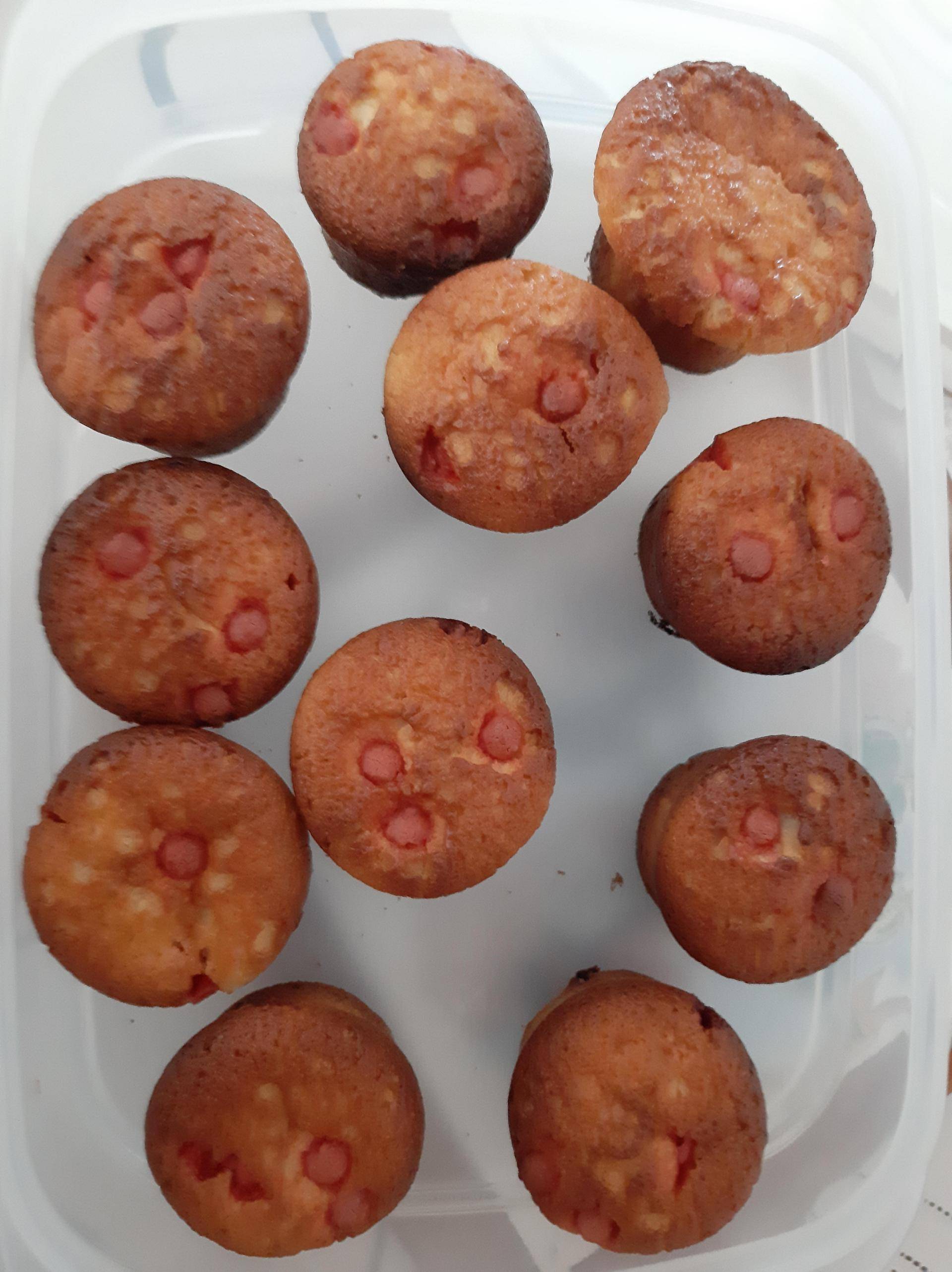 Muffins chocolat blanc pepittes - Recette Cake Factory | Tefal