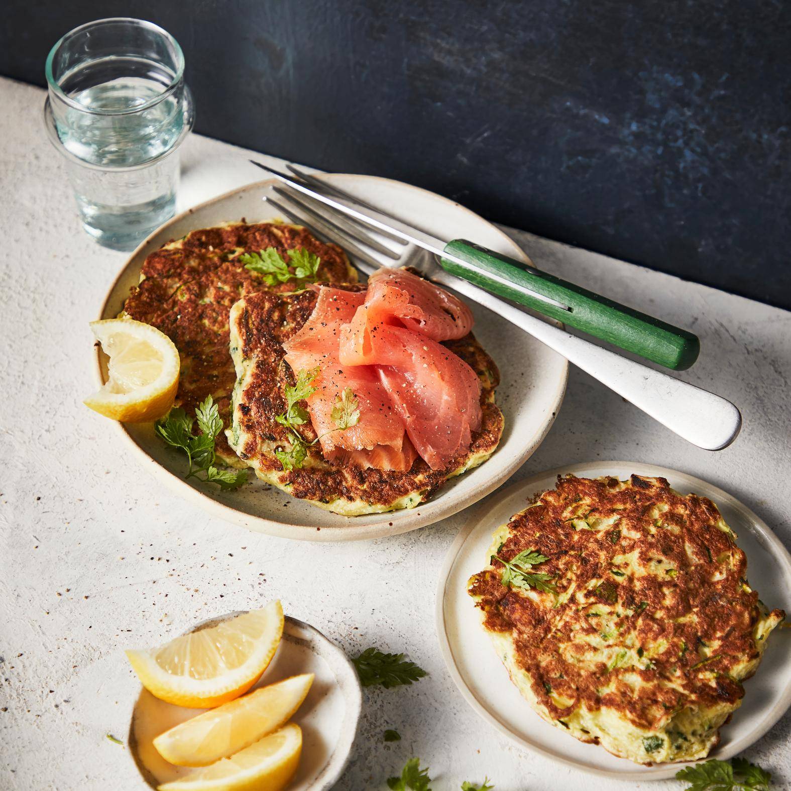 Crêpes de courgettes soufflées - Recette Raclettes fondues pierrades | Tefal