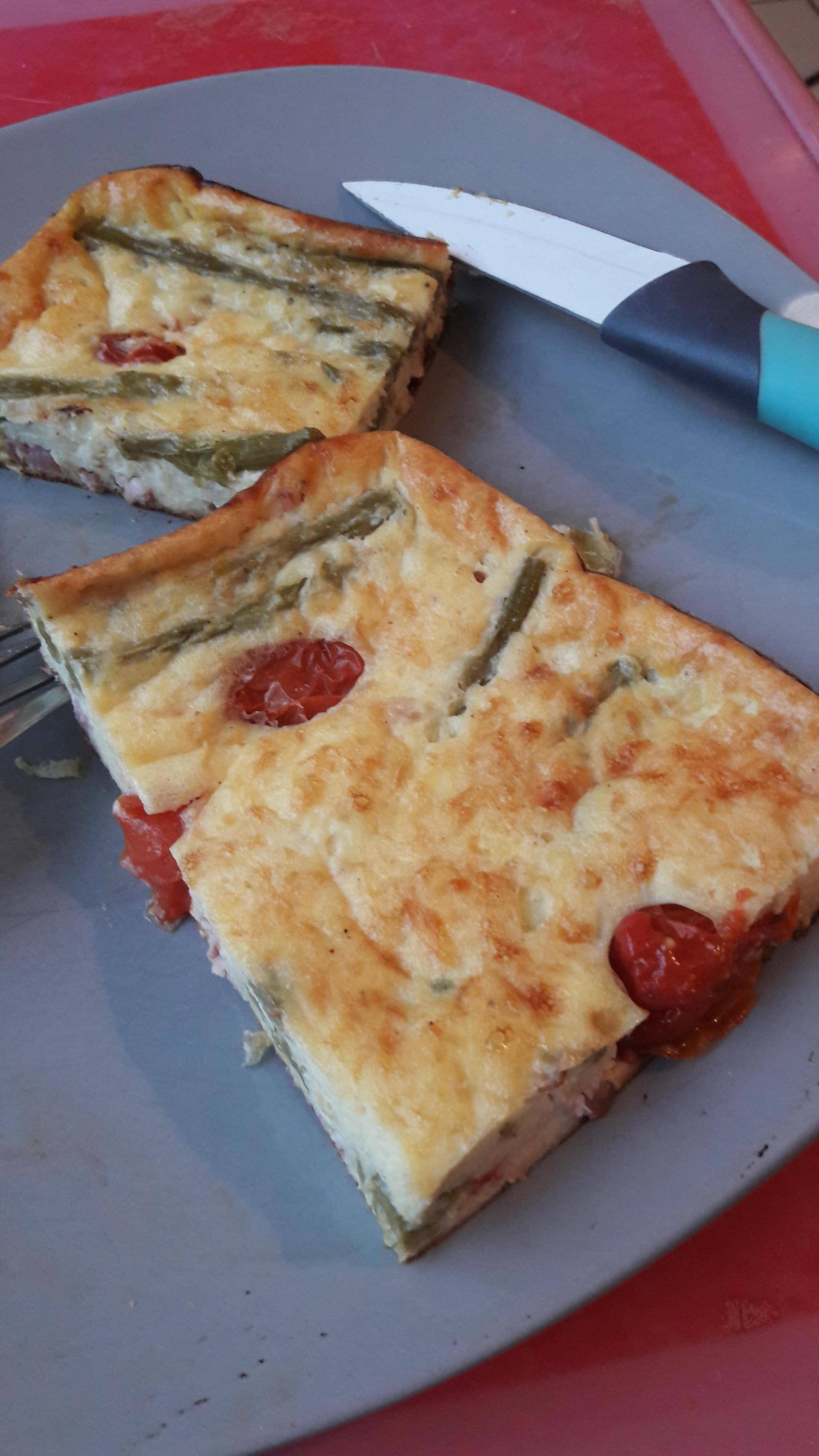 Quiche légère sans pâte - Recette Cake Factory | Tefal