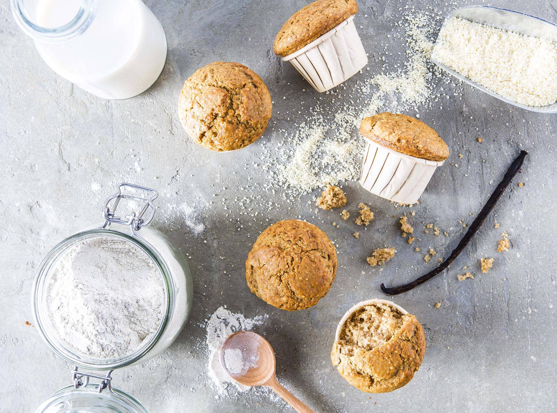 Muffins à la vanille vegan - Recette Cake Factory | Tefal