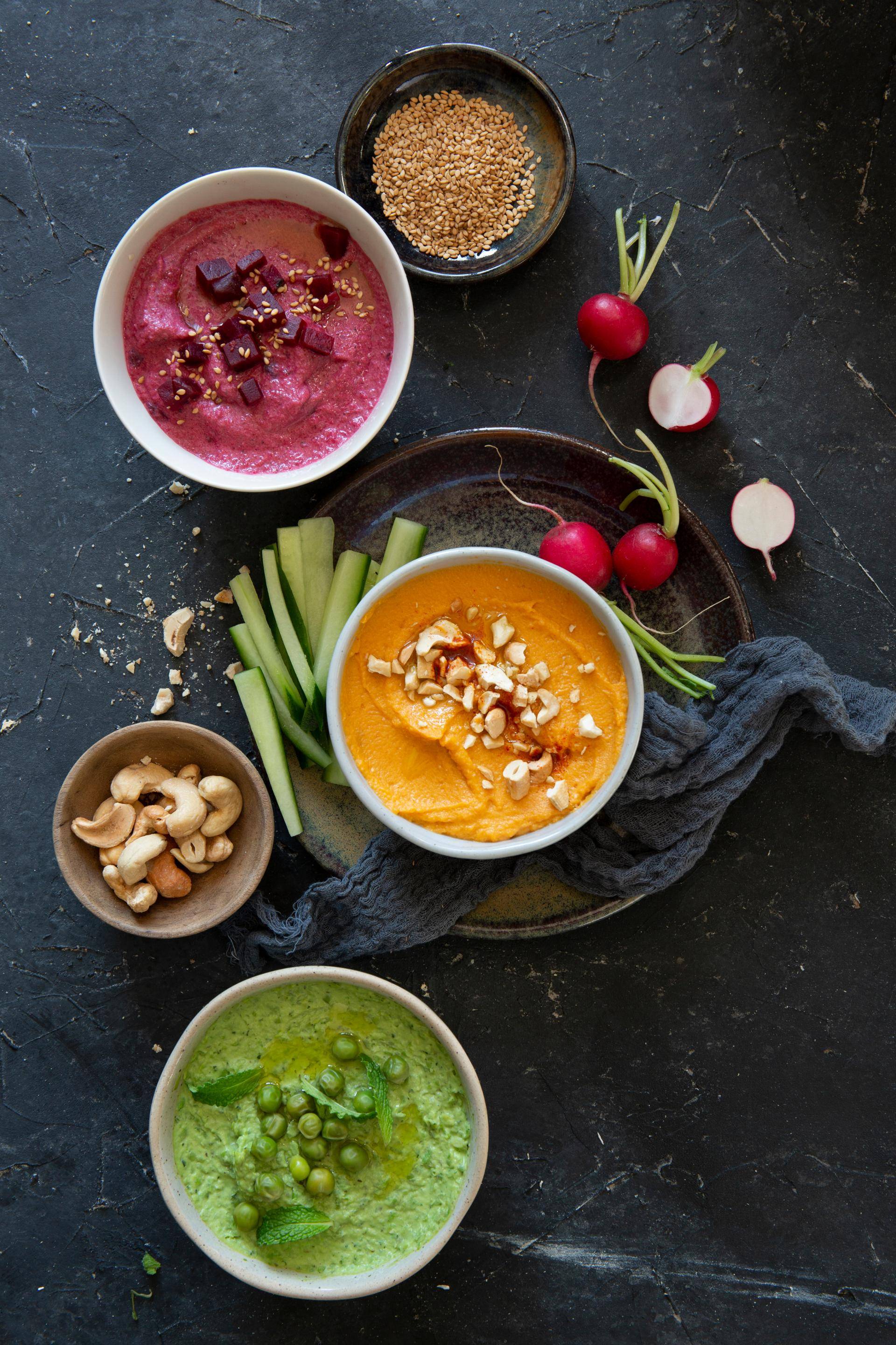 Trio de dips de légumes - Recette undefined | Tefal
