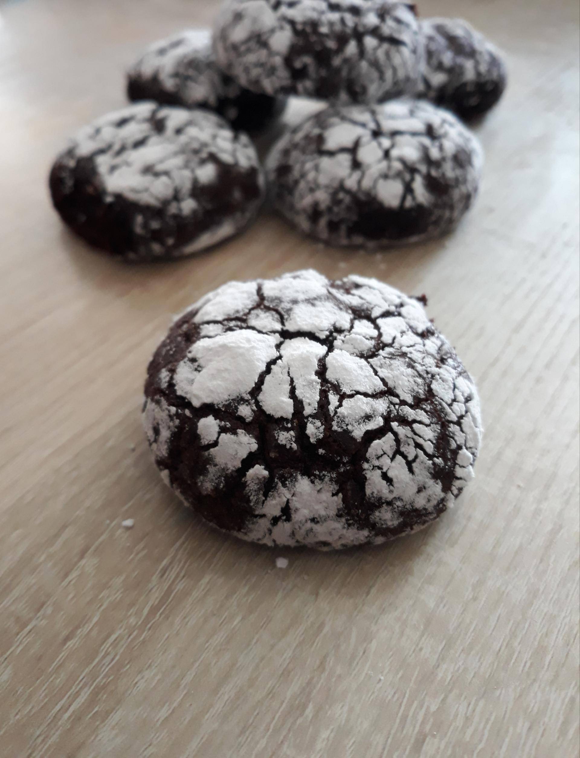 Craquelés fondants au cacao - Recette Cake Factory | Tefal